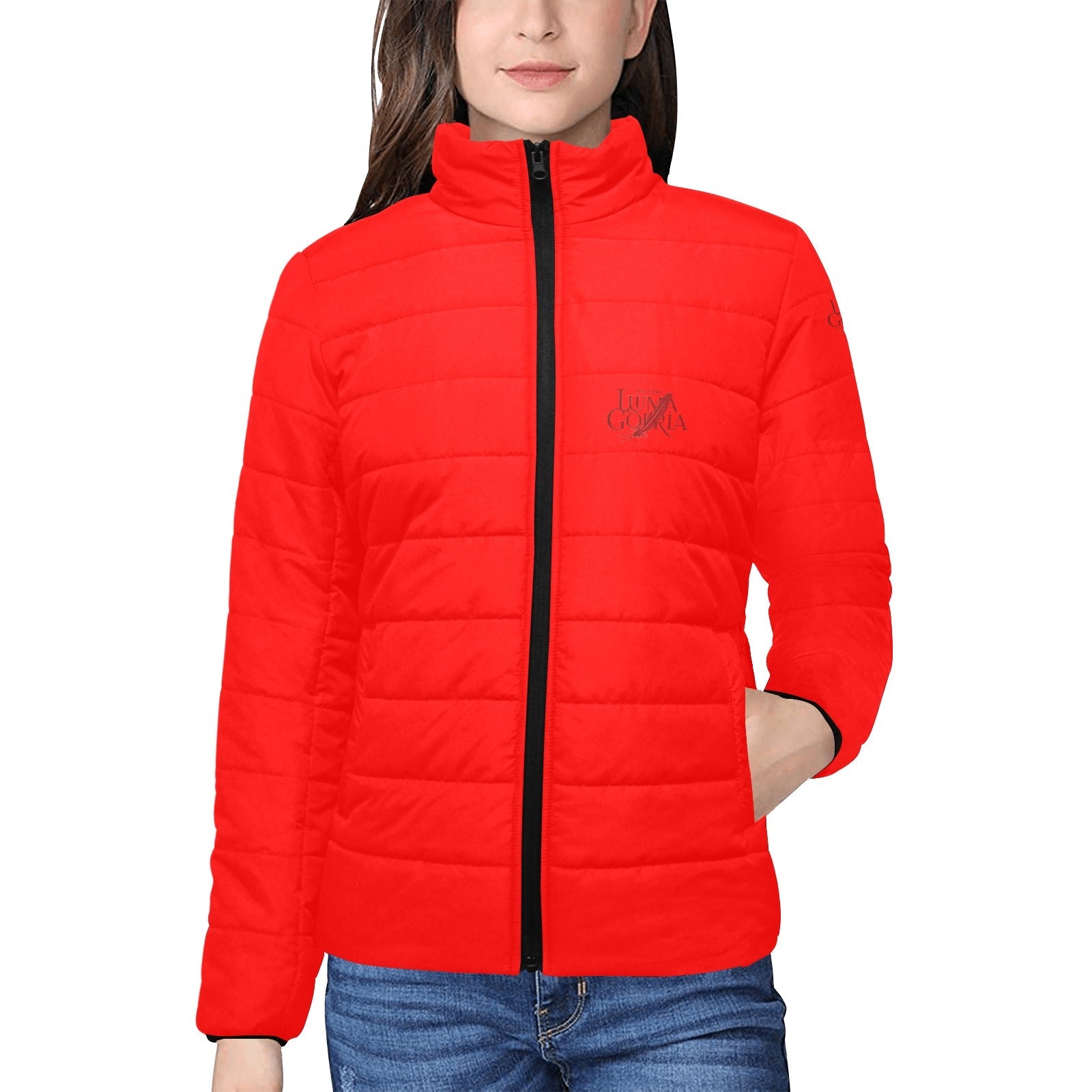 Veste matelassée femme – Col montant, légère et chaude toutes saisons Luma Gorria vetement 49.00 Veste matelassée femme Luma Gorria vêtement