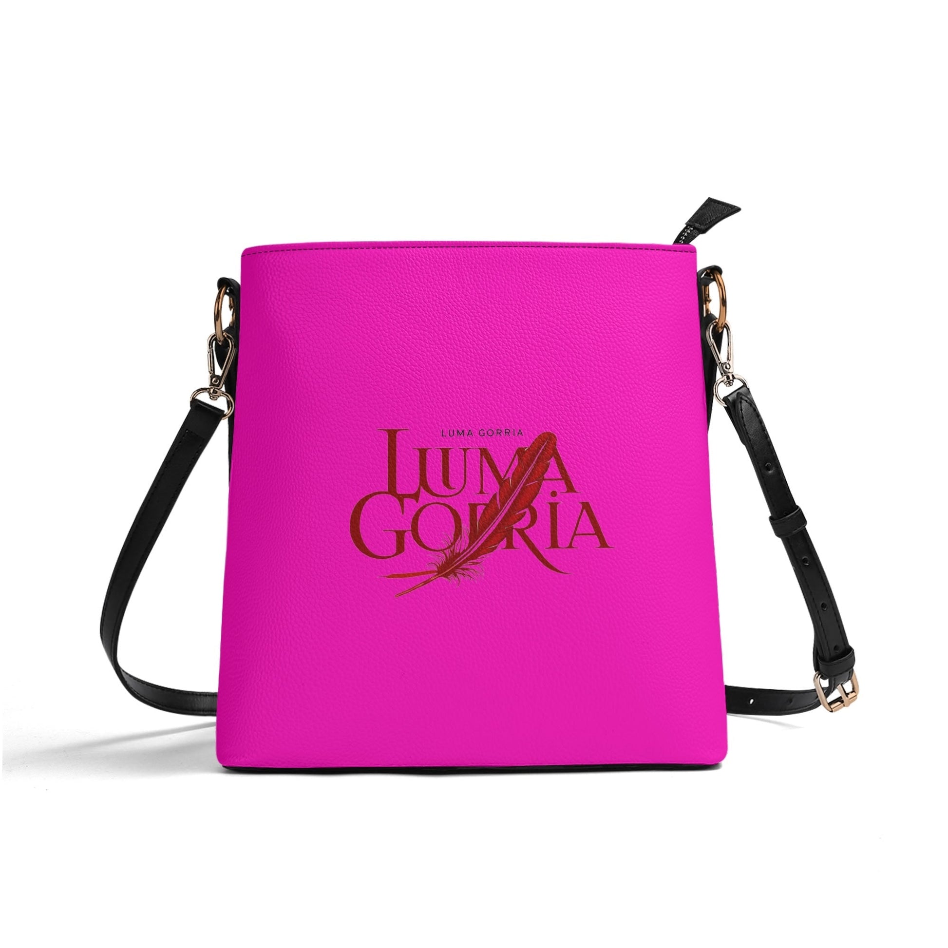 Sac seau en cuir PU avec bandoulière réglable, élégant et fonctionnel Luma Gorria vetement 31.50 saccoche Luma Gorria vêtement
