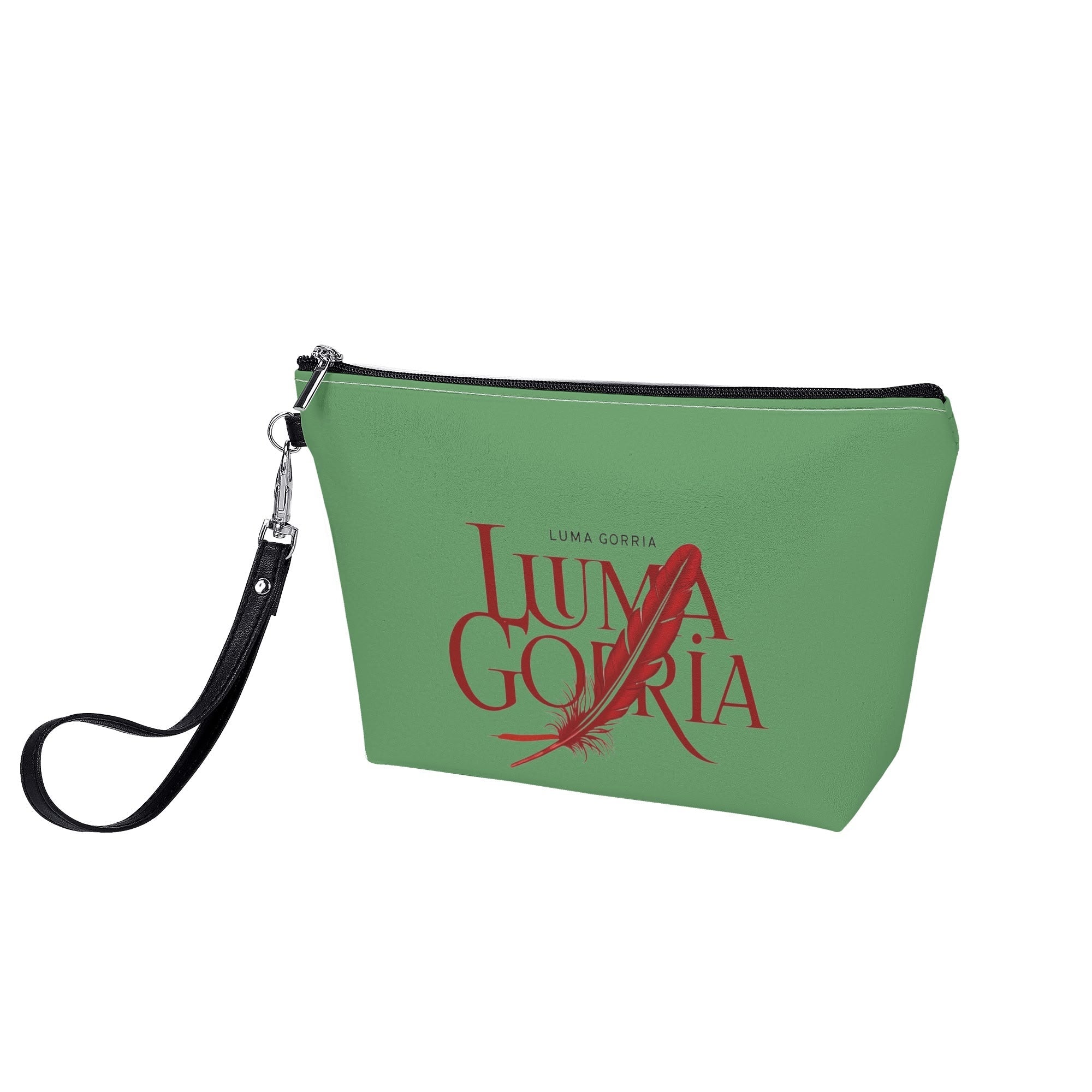 Trousse à maquillage zippée en similicuir, pratique et légère Luma Gorria vetement 25.00 trousse de maquillage Luma Gorria vêtement