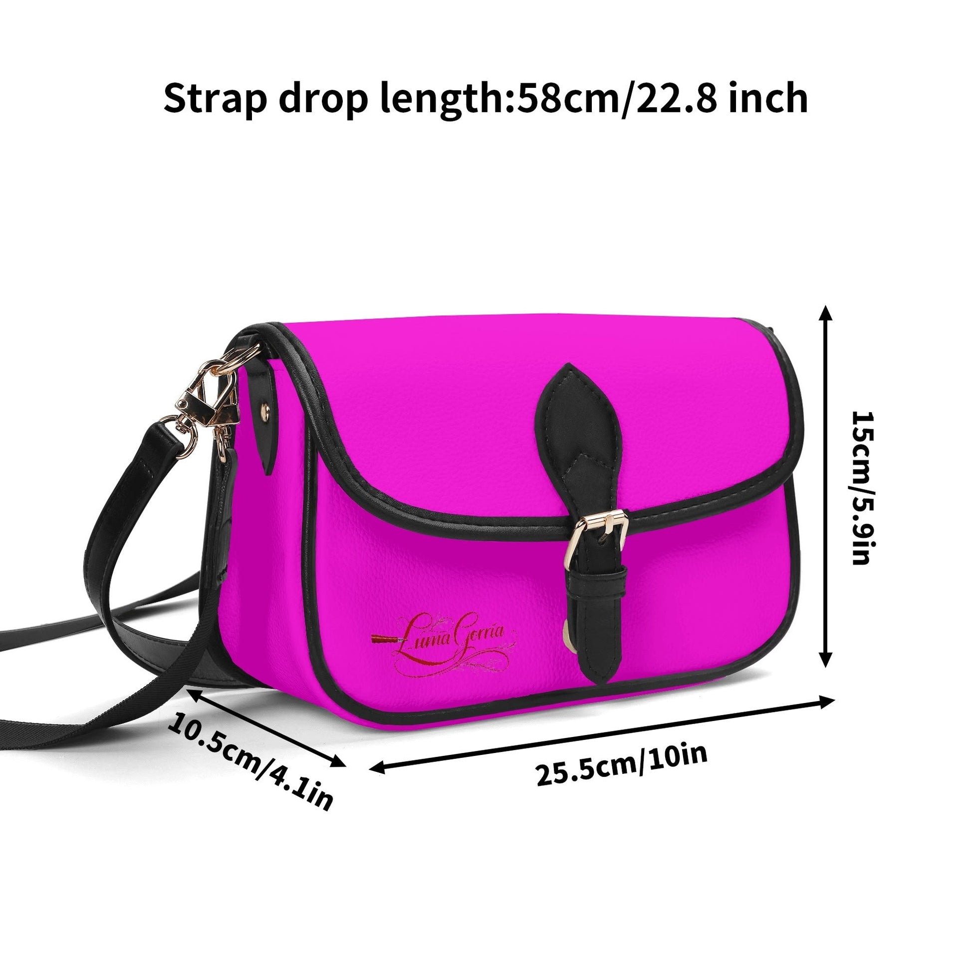 Sac bandoulière chaîne en PU pour femme, compartiments multiples Luma Gorria vetement  sac a main Luma Gorria vêtement
