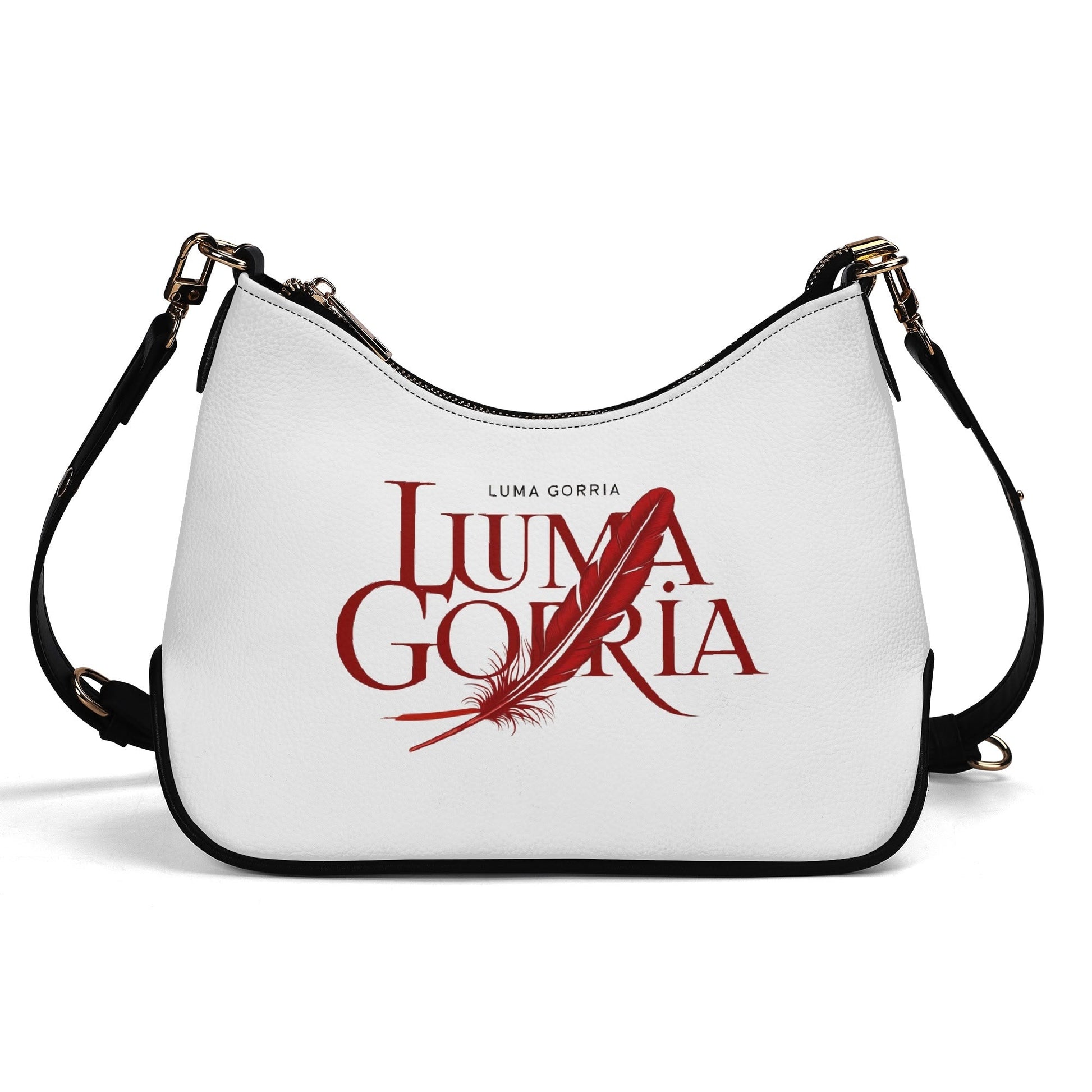 Sac bandoulière Lady en PU avec chaînes dorées, fermeture zippée Luma Gorria vetement  sac bandouliere Luma Gorria vêtement
