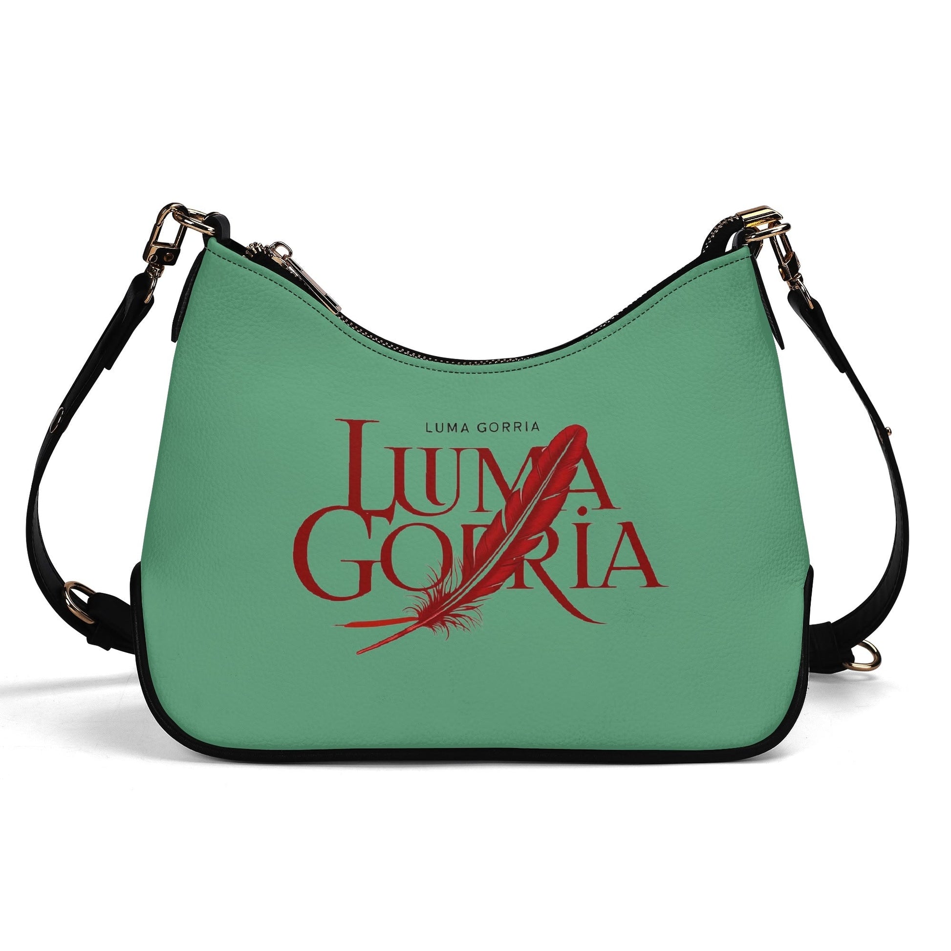 Sac bandoulière Lady en PU avec chaînes dorées, fermeture zippée Luma Gorria vetement  sac bandouliere Luma Gorria vêtement