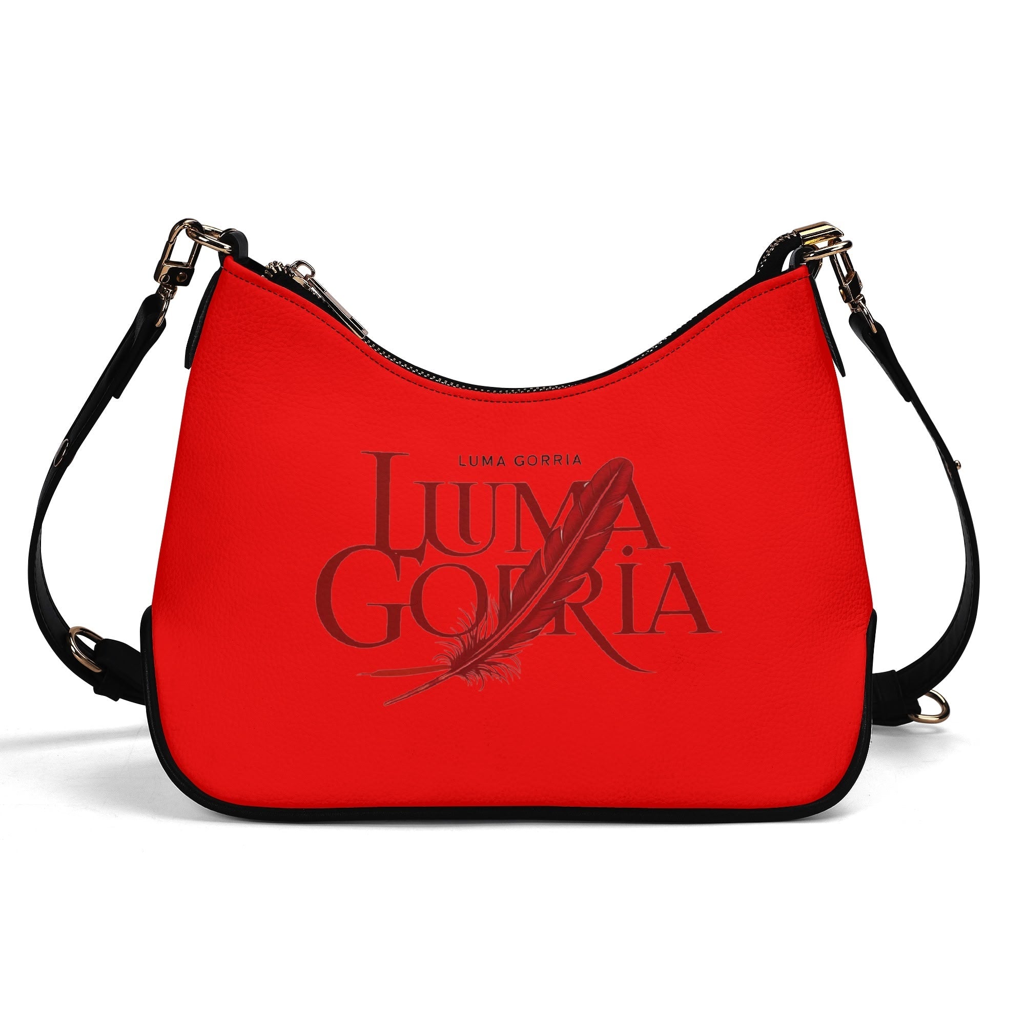 Sac bandoulière Lady en PU avec chaînes dorées, fermeture zippée Luma Gorria vetement  sac bandouliere Luma Gorria vêtement