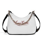 Sac bandoulière Lady en PU avec chaînes dorées, fermeture zippée Luma Gorria vetement  sac bandouliere Luma Gorria vêtement
