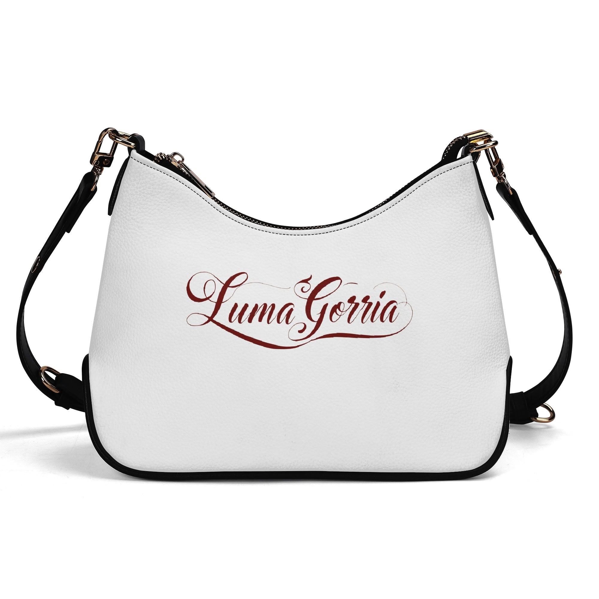 Sac bandoulière Lady en PU avec chaînes dorées, fermeture zippée Luma Gorria vetement  sac bandouliere Luma Gorria vêtement