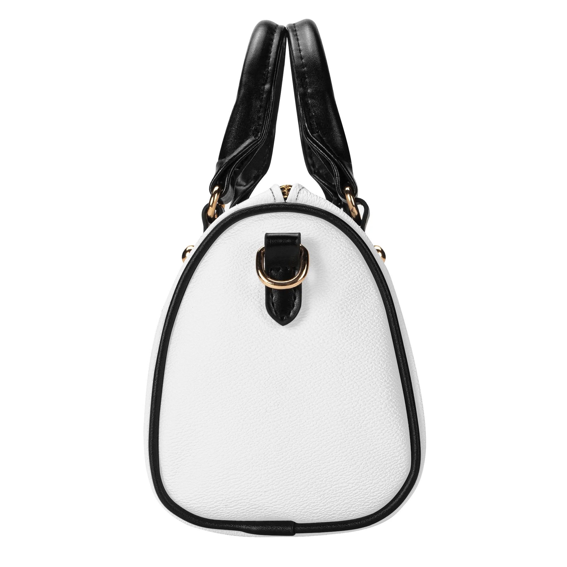 Womens Leather Mini Small Boston Bag Satchel Handbag popcustoms   Luma Gorria vêtement