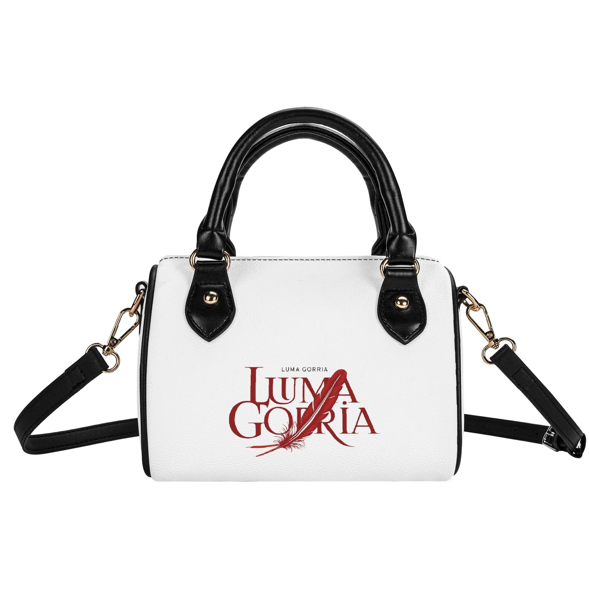 Womens Leather Mini Small Boston Bag Satchel Handbag popcustoms 43.38  Luma Gorria vêtement
