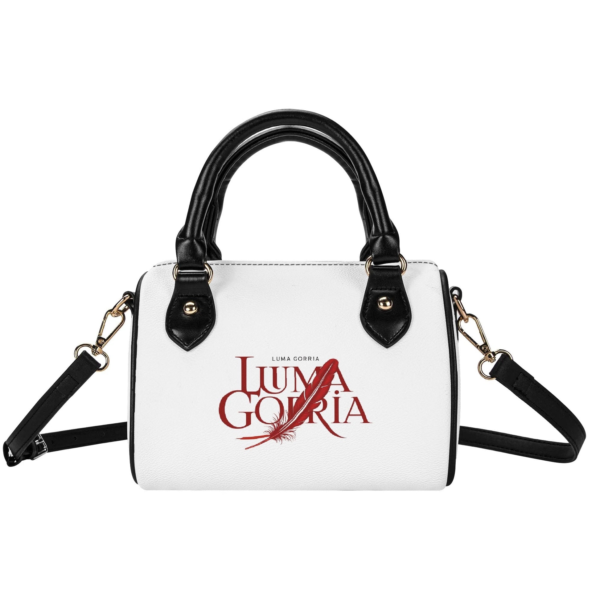 Womens Leather Mini Small Boston Bag Satchel Handbag popcustoms   Luma Gorria vêtement