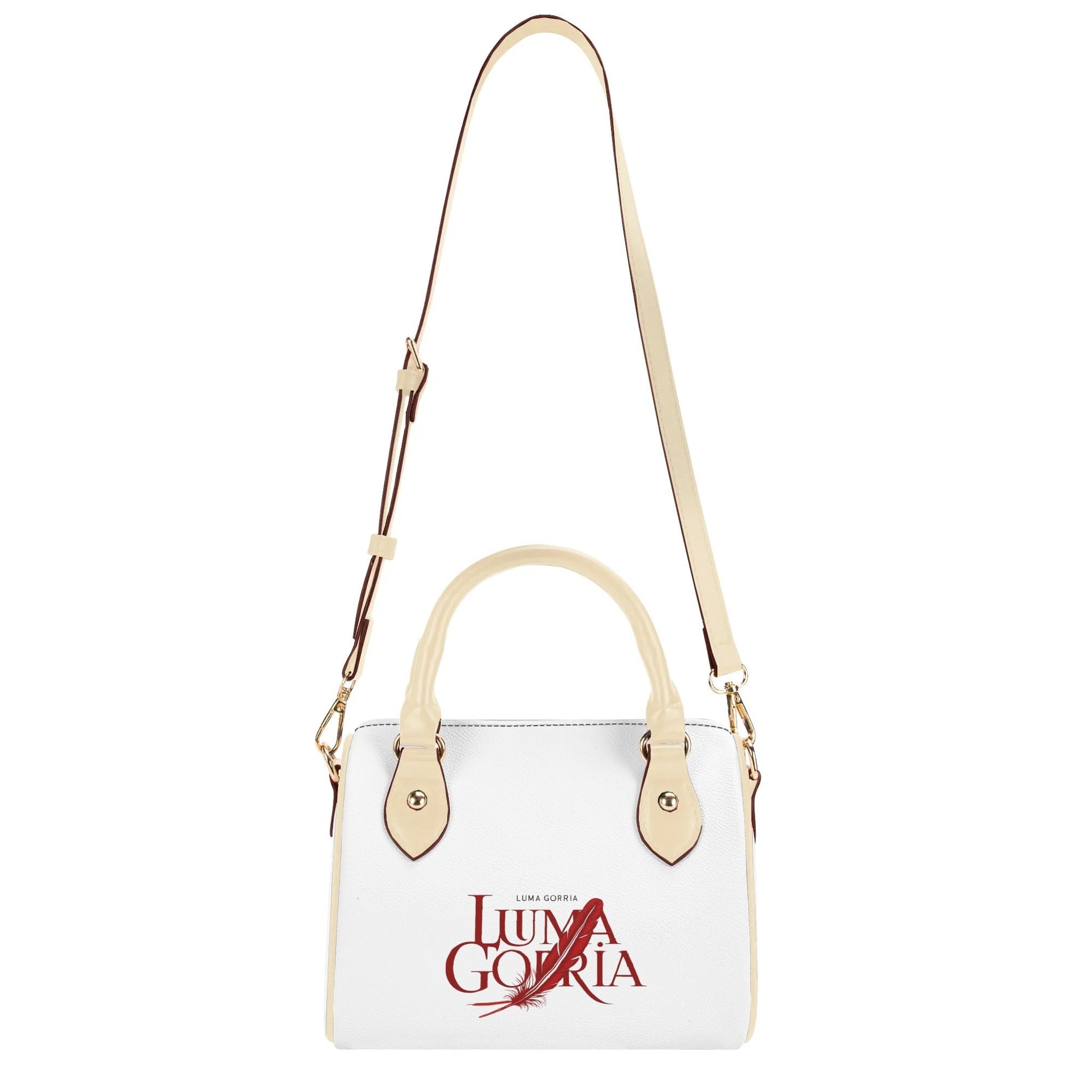 Womens Leather Mini Small Boston Bag Satchel Handbag popcustoms   Luma Gorria vêtement