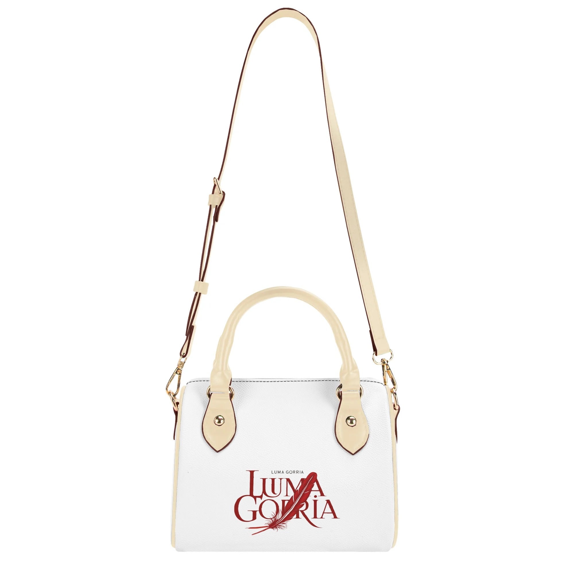 Womens Leather Mini Small Boston Bag Satchel Handbag popcustoms   Luma Gorria vêtement
