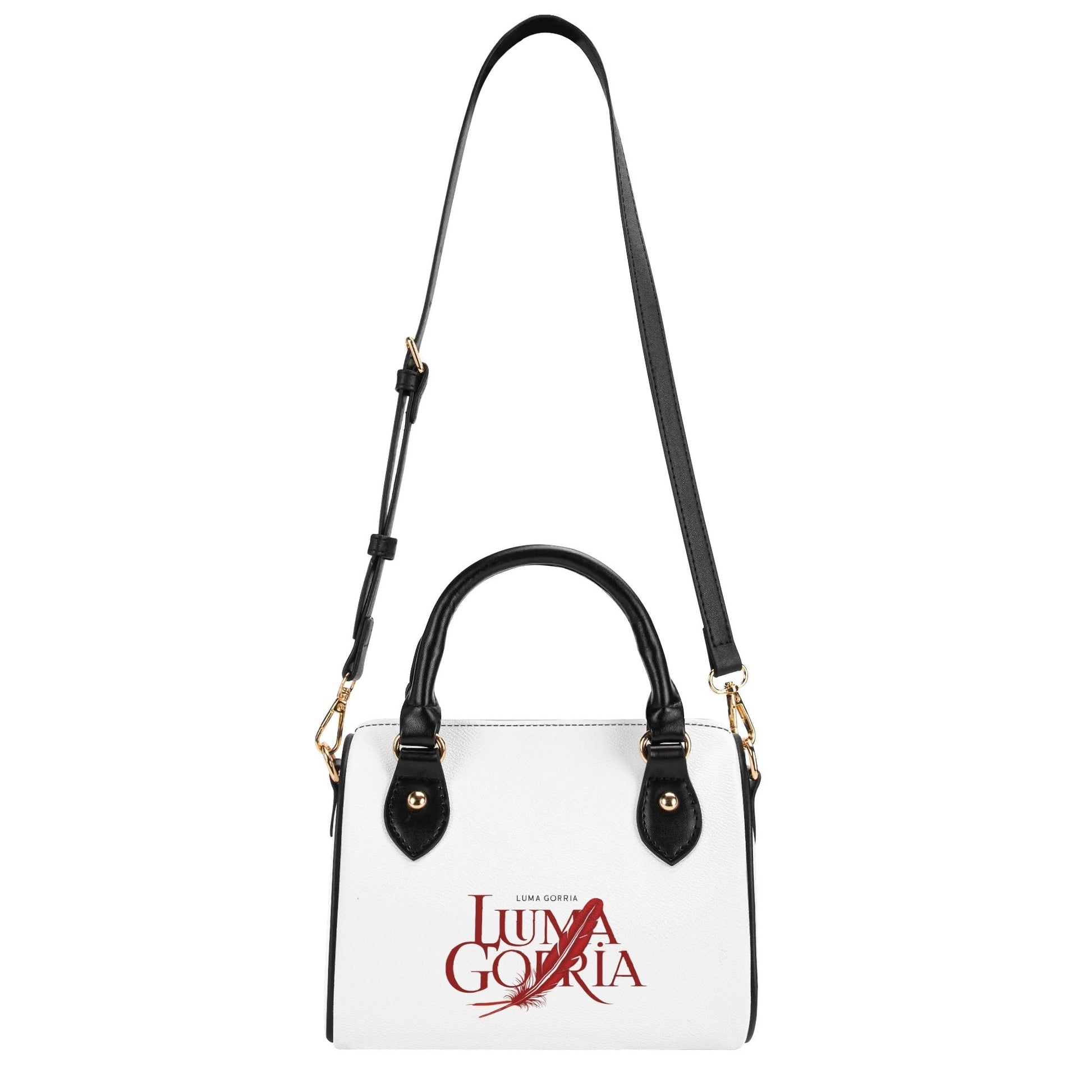 Womens Leather Mini Small Boston Bag Satchel Handbag popcustoms   Luma Gorria vêtement