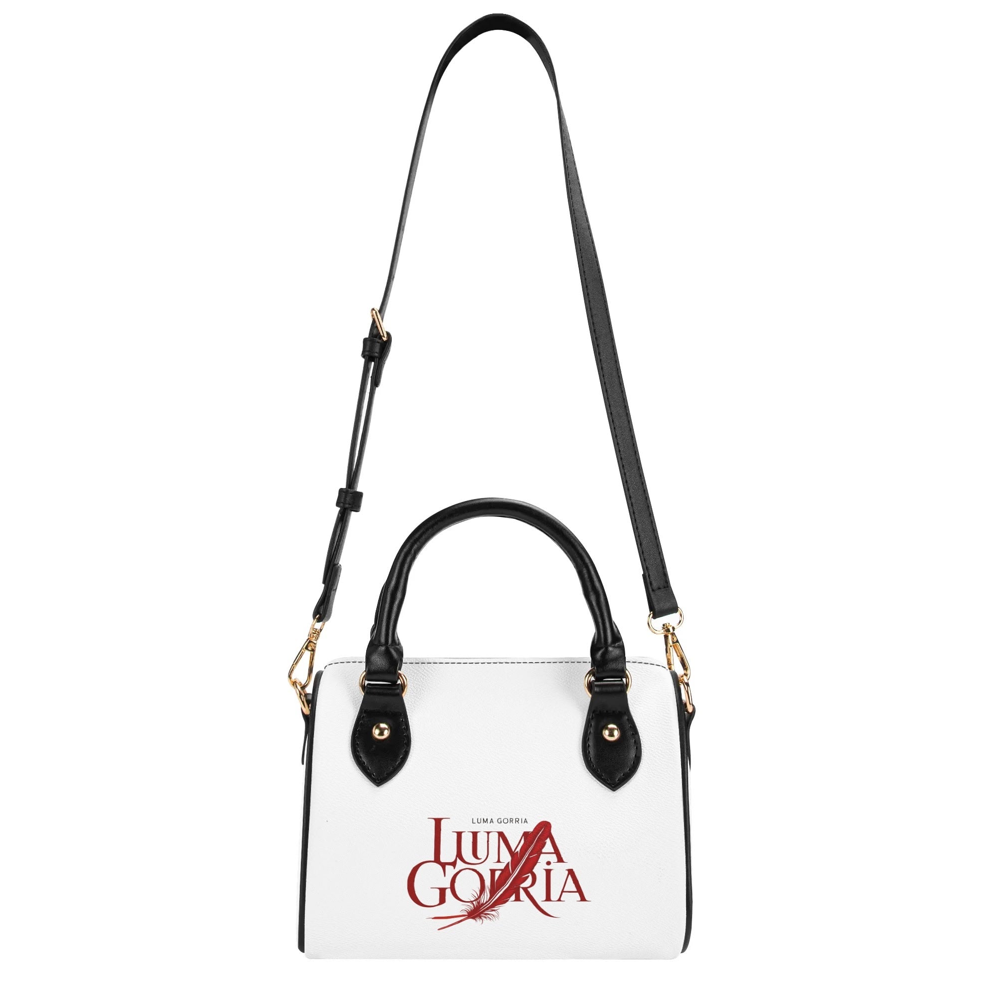 Womens Leather Mini Small Boston Bag Satchel Handbag popcustoms   Luma Gorria vêtement