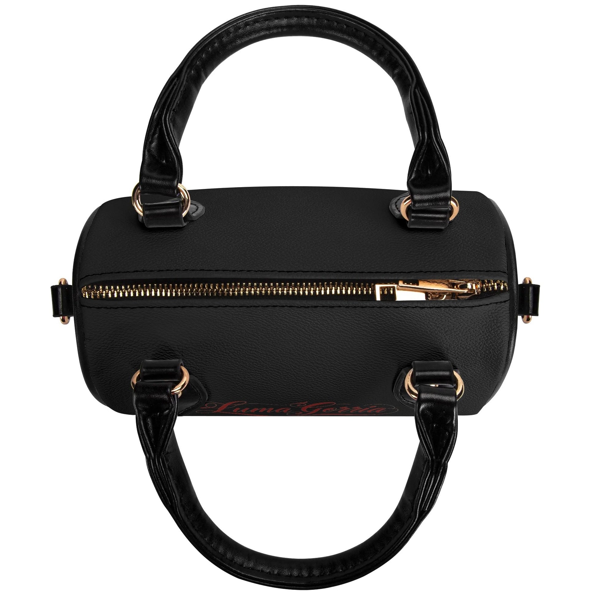 Womens Leather Mini Small Boston Bag Satchel Handbag popcustoms   Luma Gorria vêtement