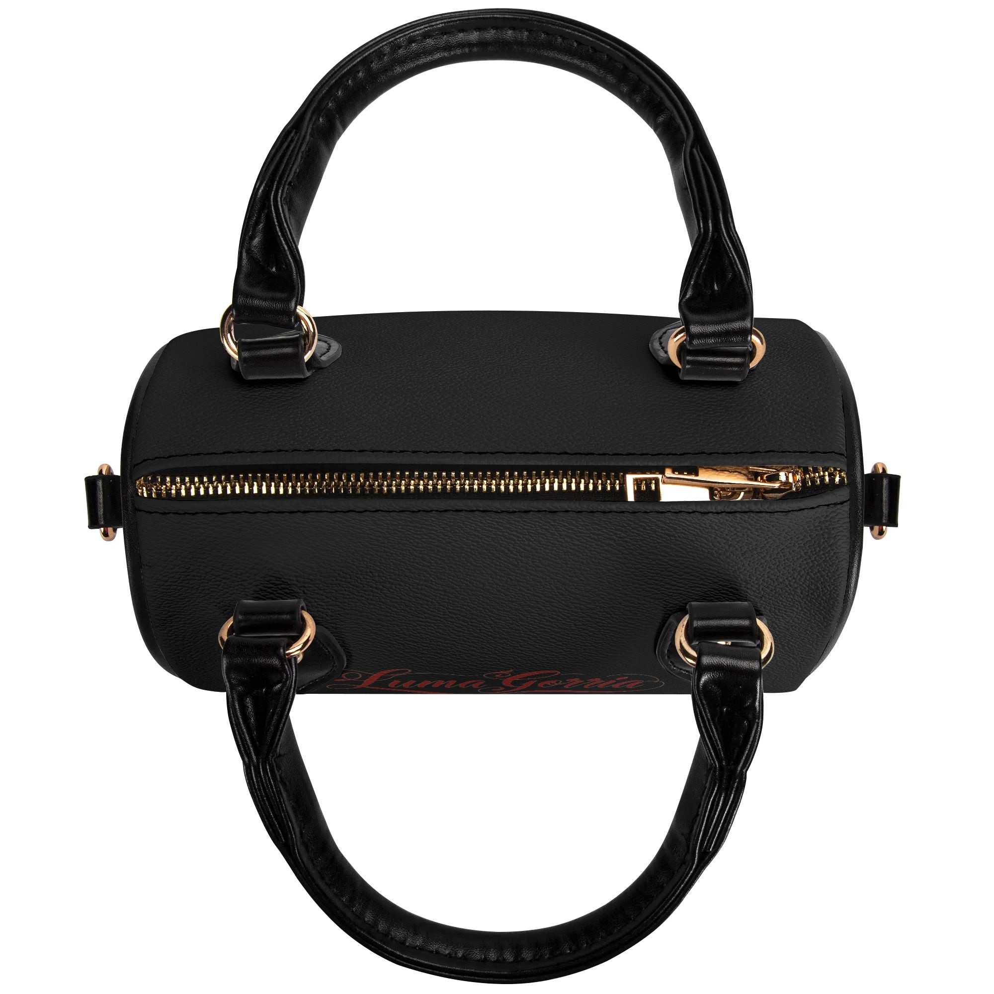 Womens Leather Mini Small Boston Bag Satchel Handbag popcustoms   Luma Gorria vêtement
