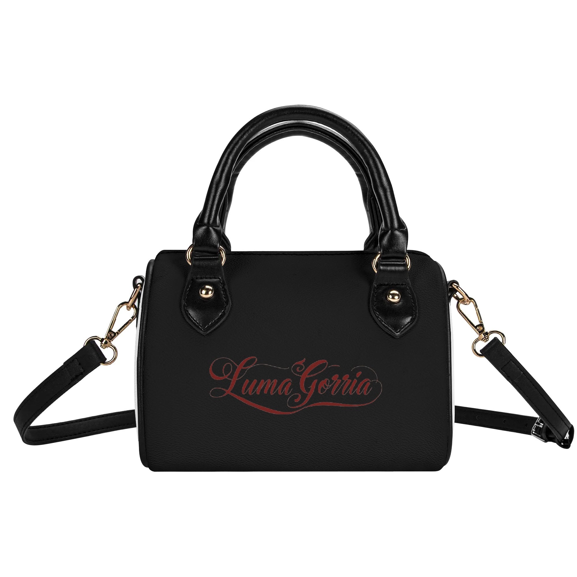 Womens Leather Mini Small Boston Bag Satchel Handbag popcustoms 43.38  Luma Gorria vêtement