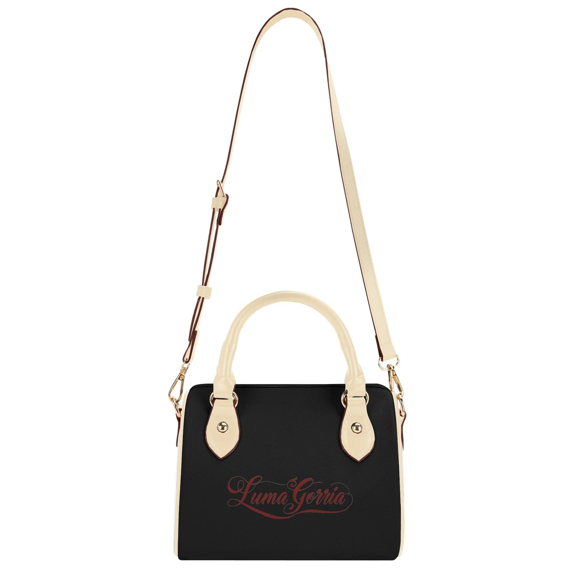 Womens Leather Mini Small Boston Bag Satchel Handbag popcustoms   Luma Gorria vêtement