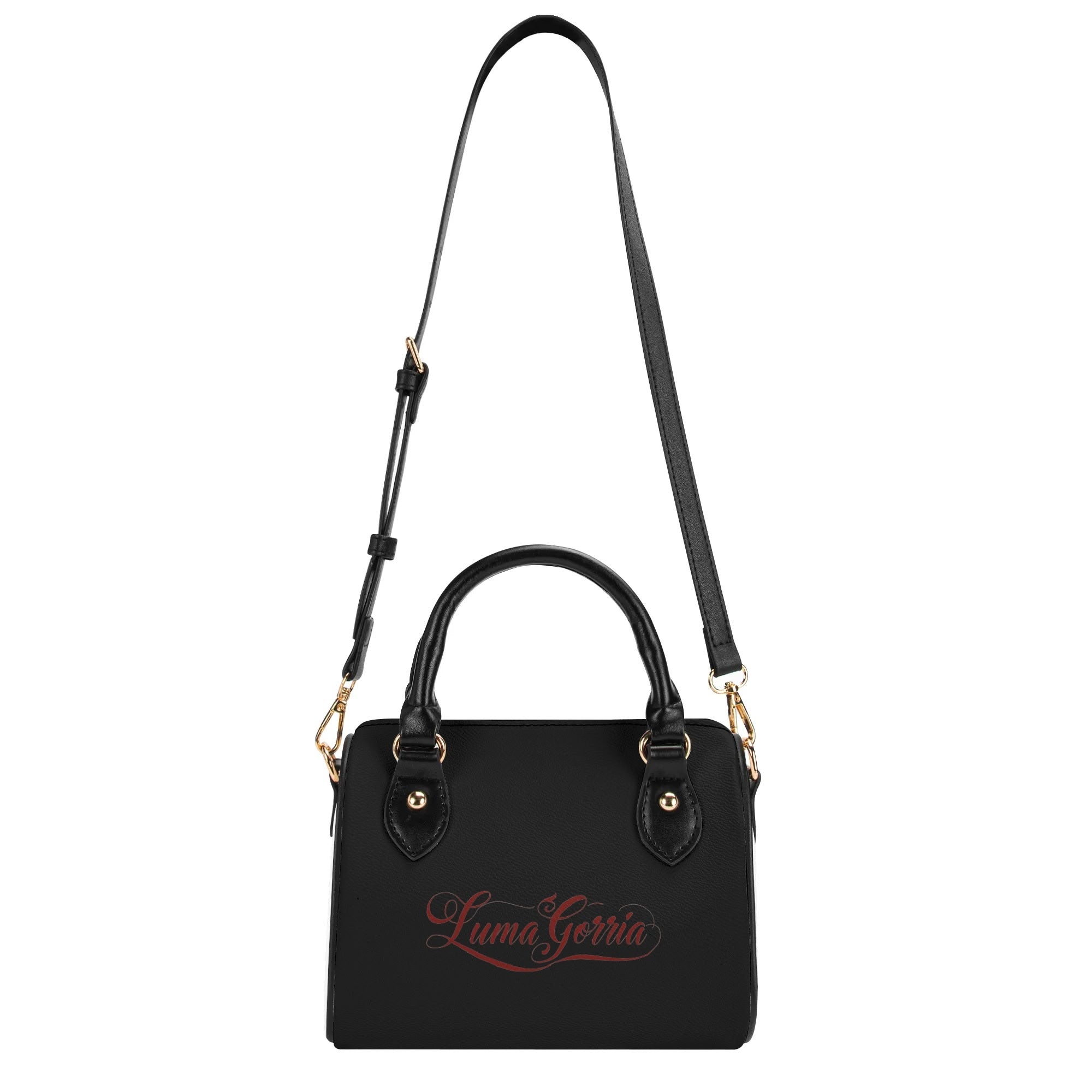 Womens Leather Mini Small Boston Bag Satchel Handbag popcustoms   Luma Gorria vêtement