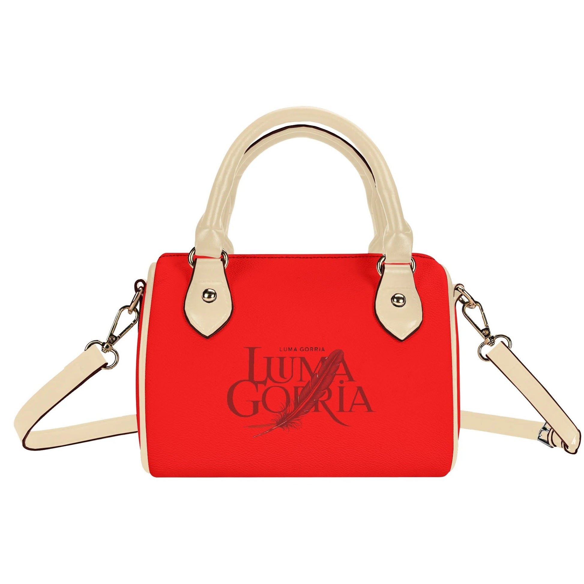 Womens Leather Mini Small Boston Bag Satchel Handbag popcustoms 43.38  Luma Gorria vêtement