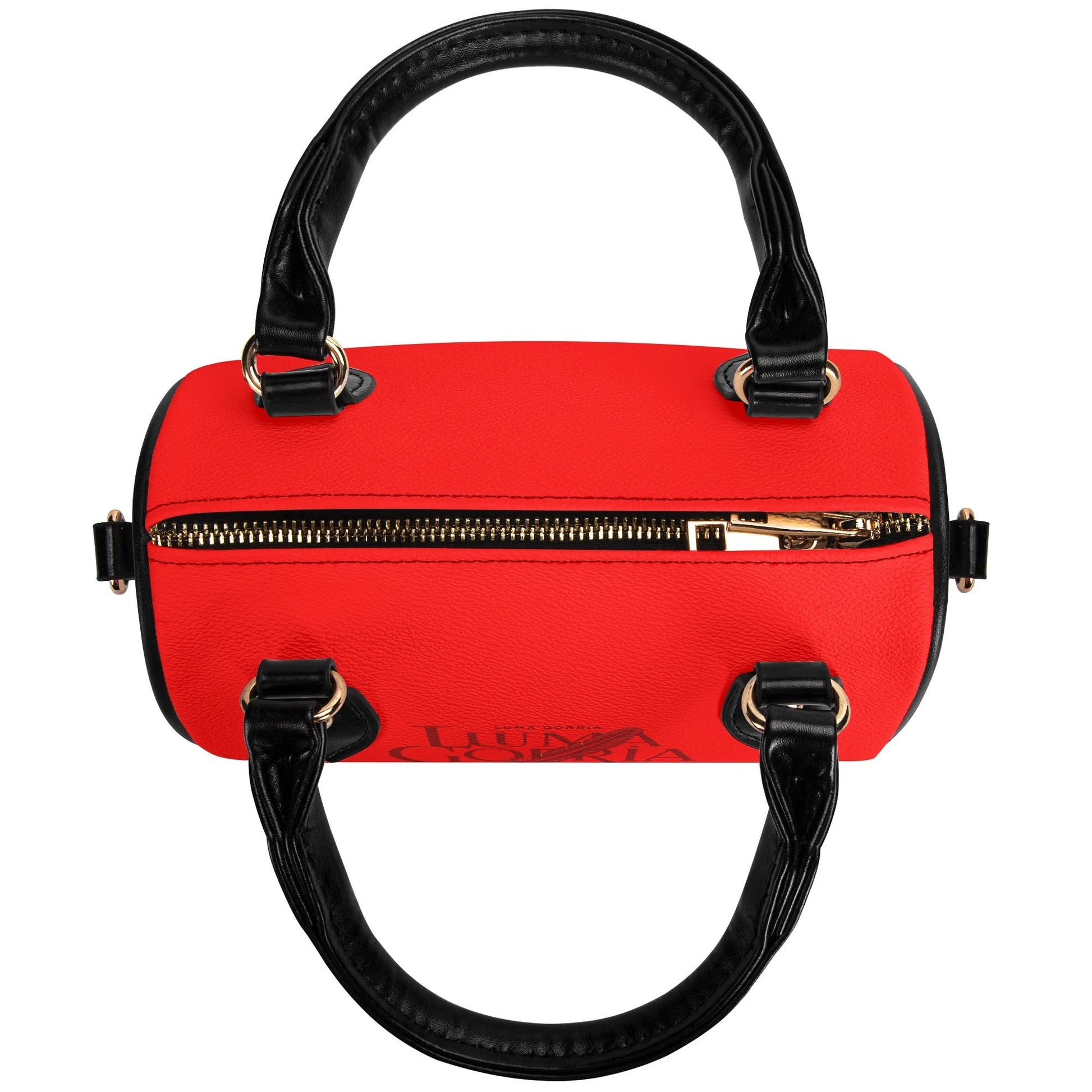 Womens Leather Mini Small Boston Bag Satchel Handbag popcustoms   Luma Gorria vêtement