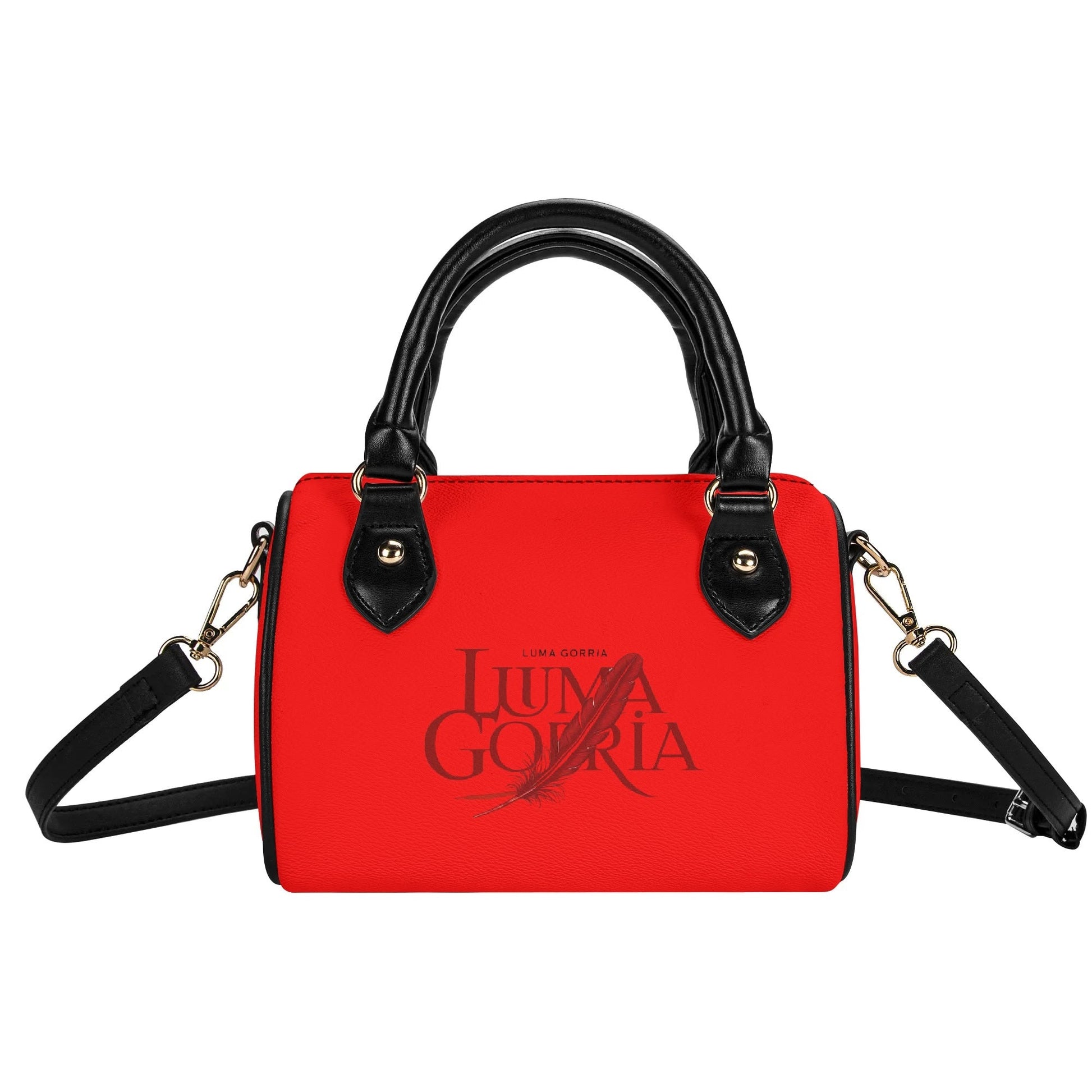 Womens Leather Mini Small Boston Bag Satchel Handbag popcustoms 43.38  Luma Gorria vêtement
