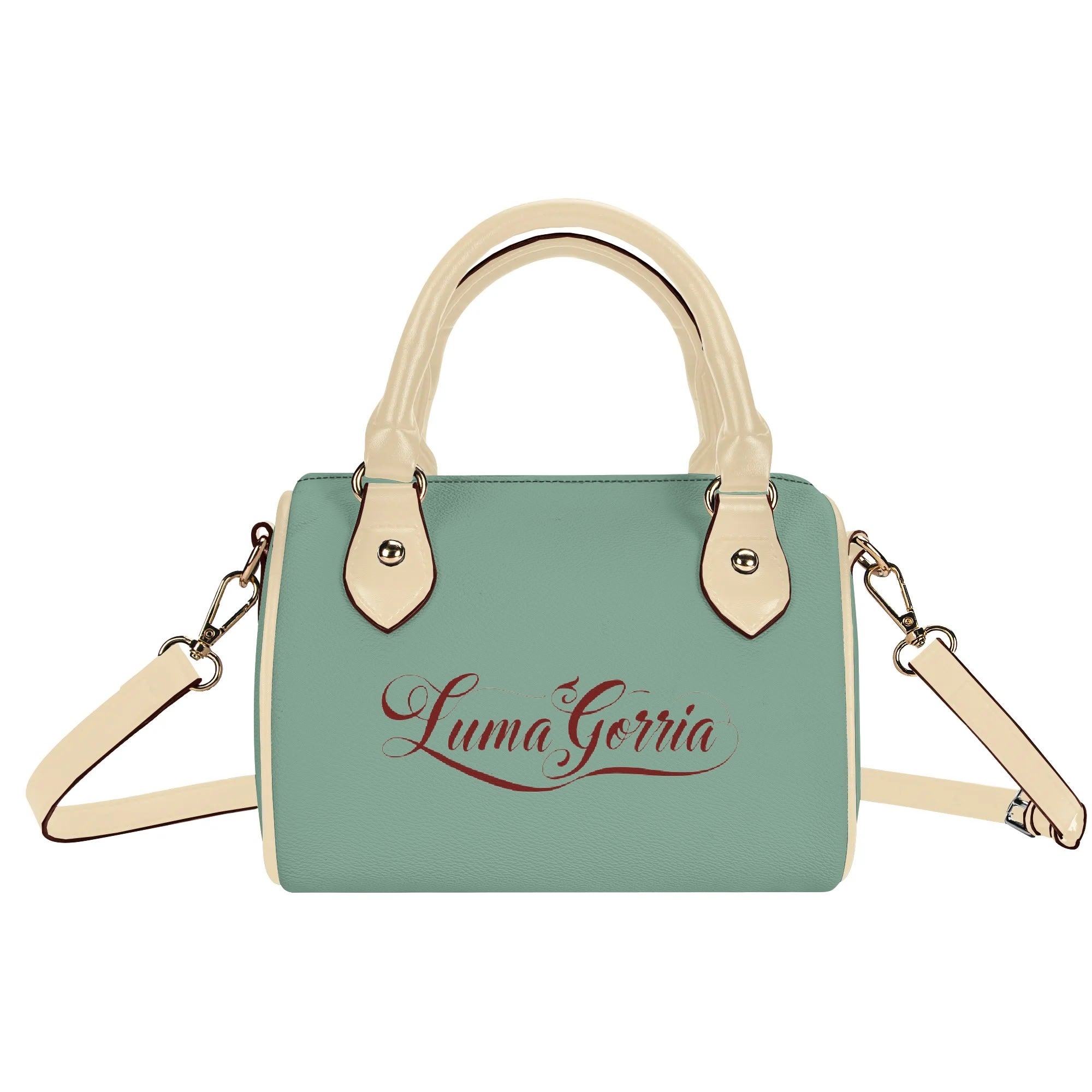 Womens Leather Mini Small Boston Bag Satchel Handbag popcustoms 43.38  Luma Gorria vêtement