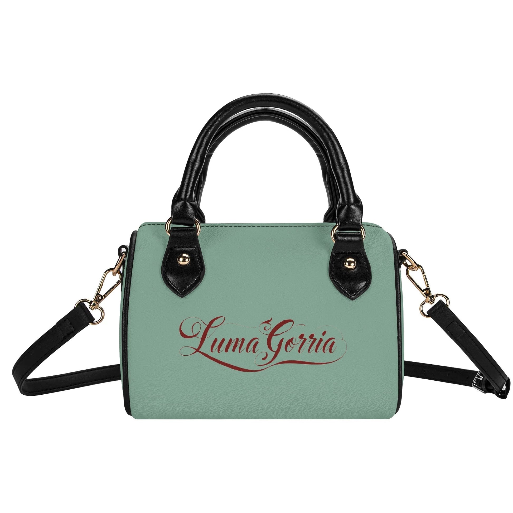 Womens Leather Mini Small Boston Bag Satchel Handbag popcustoms 43.38  Luma Gorria vêtement