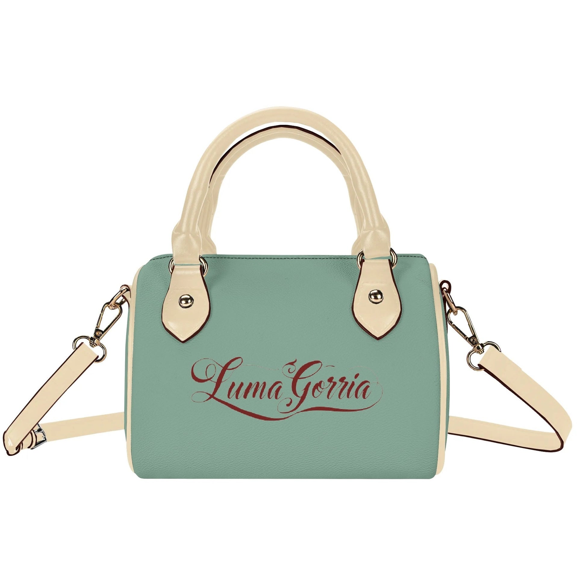 Womens Leather Mini Small Boston Bag Satchel Handbag popcustoms   Luma Gorria vêtement