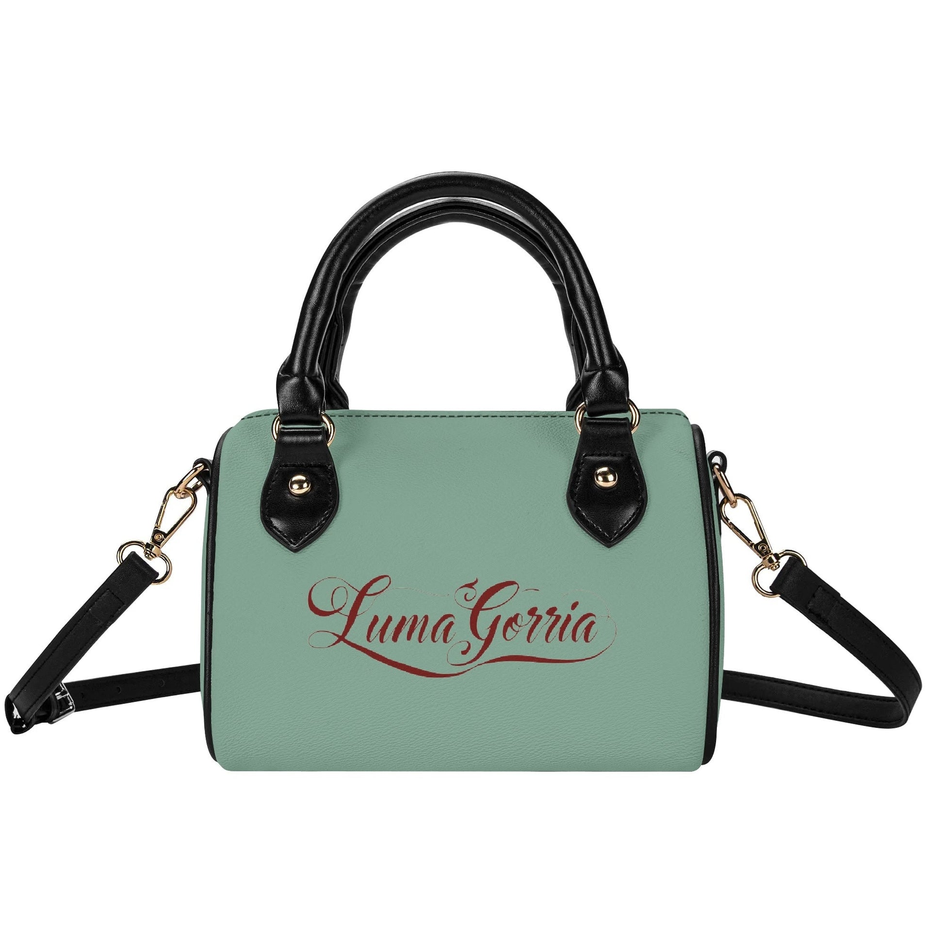 Womens Leather Mini Small Boston Bag Satchel Handbag popcustoms   Luma Gorria vêtement