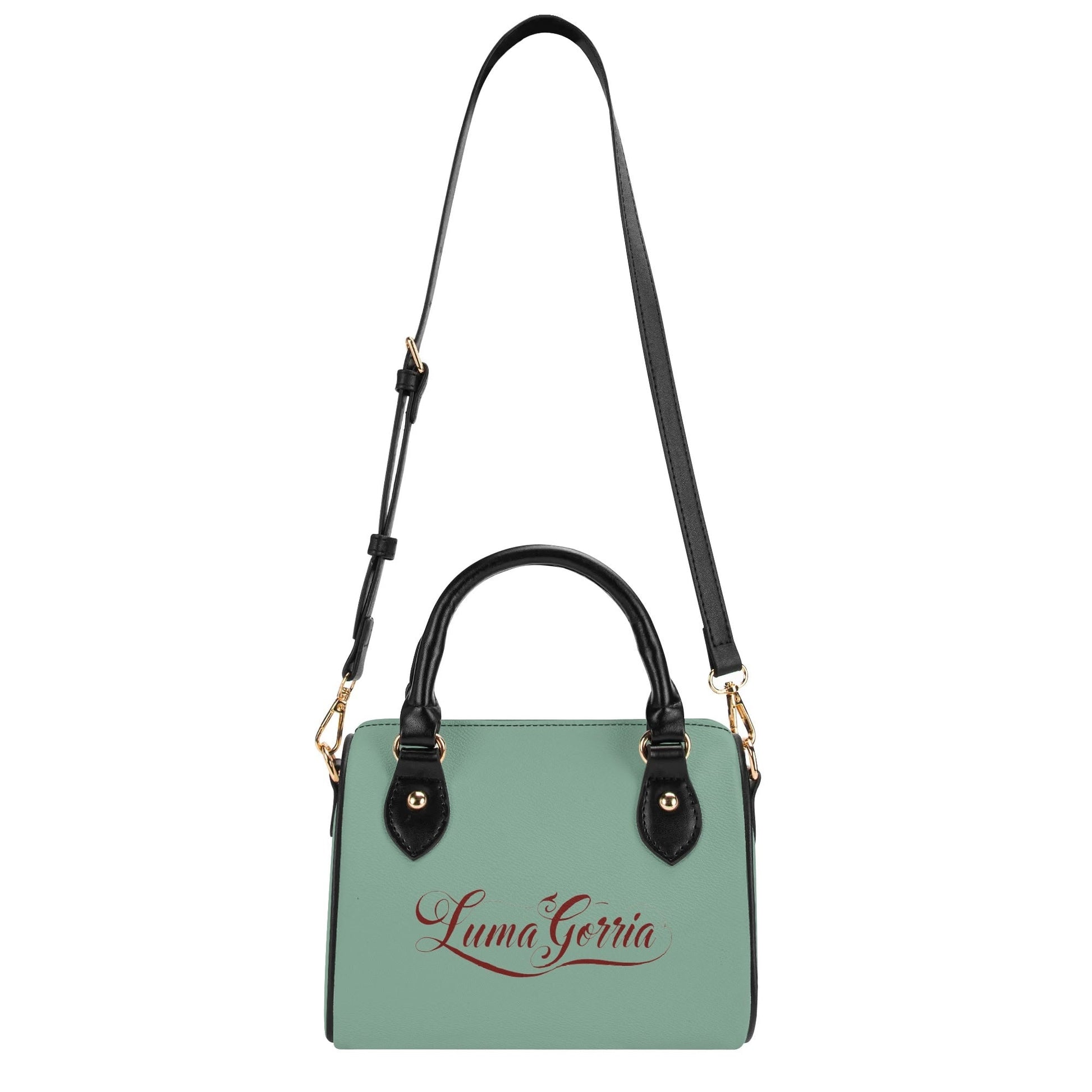 Womens Leather Mini Small Boston Bag Satchel Handbag popcustoms   Luma Gorria vêtement
