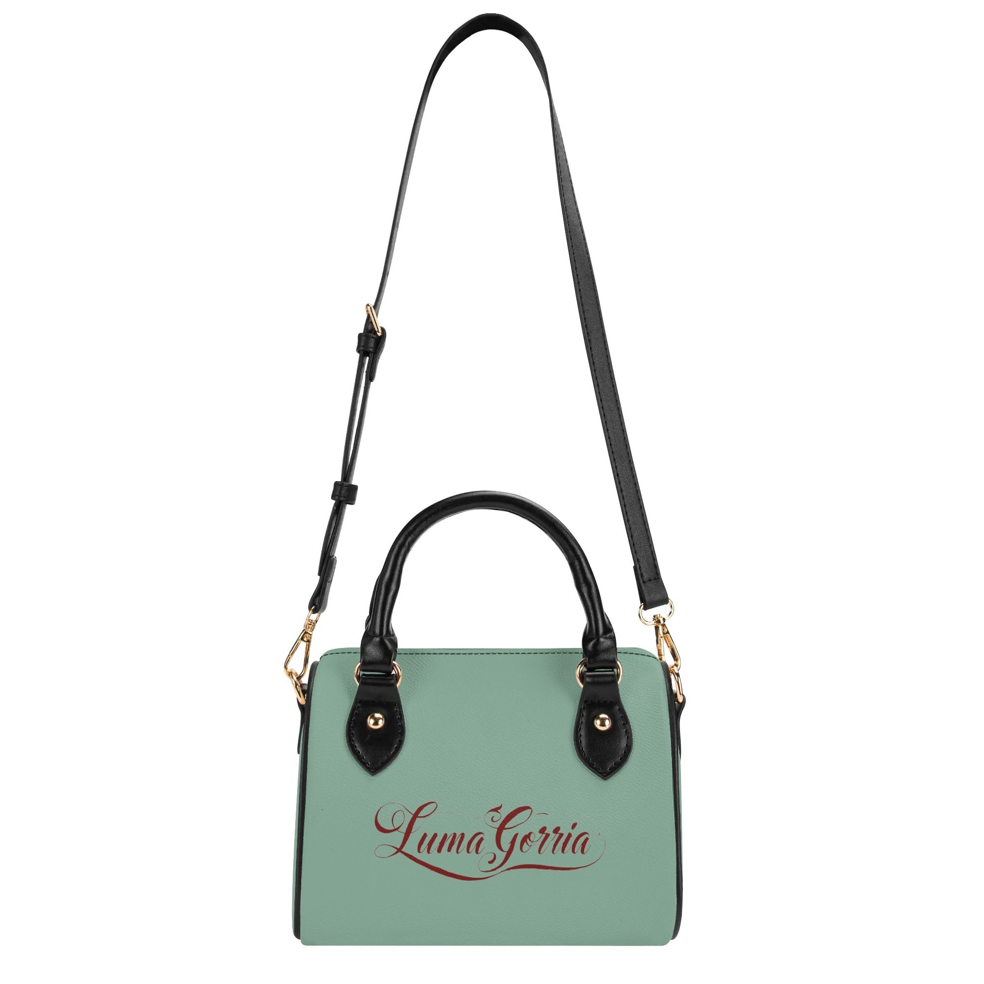 Womens Leather Mini Small Boston Bag Satchel Handbag popcustoms   Luma Gorria vêtement