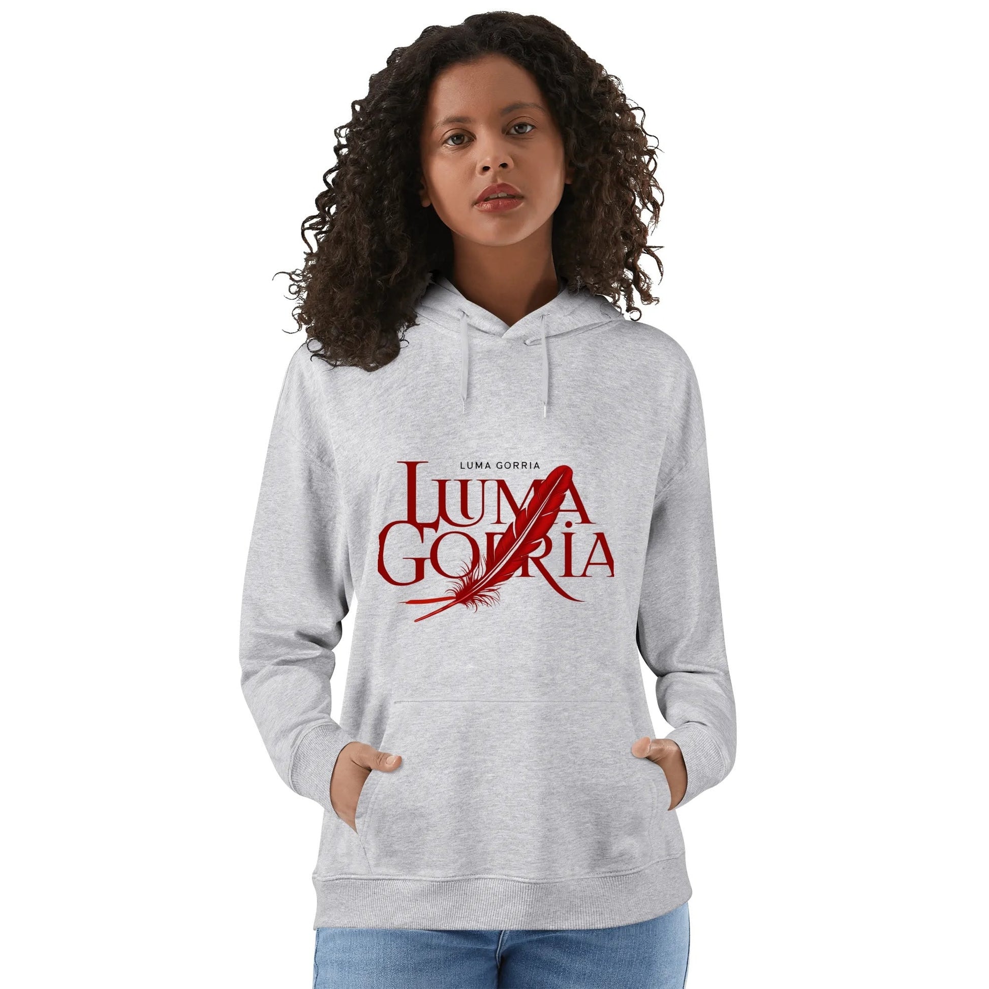 Unisex Front & Back Printing Cotton Hoodie popcustoms   Luma Gorria vêtement