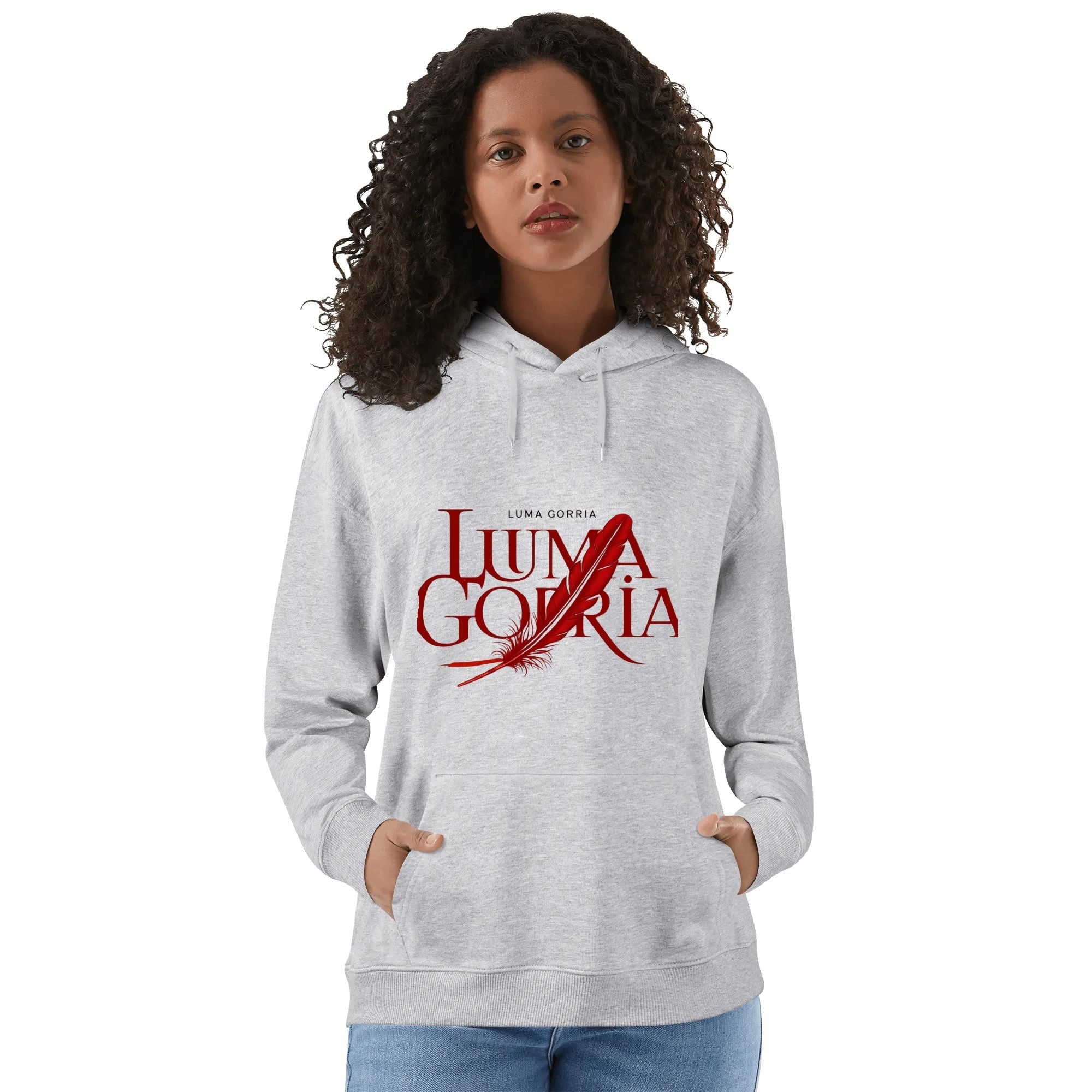 Unisex Front & Back Printing Cotton Hoodie popcustoms   Luma Gorria vêtement