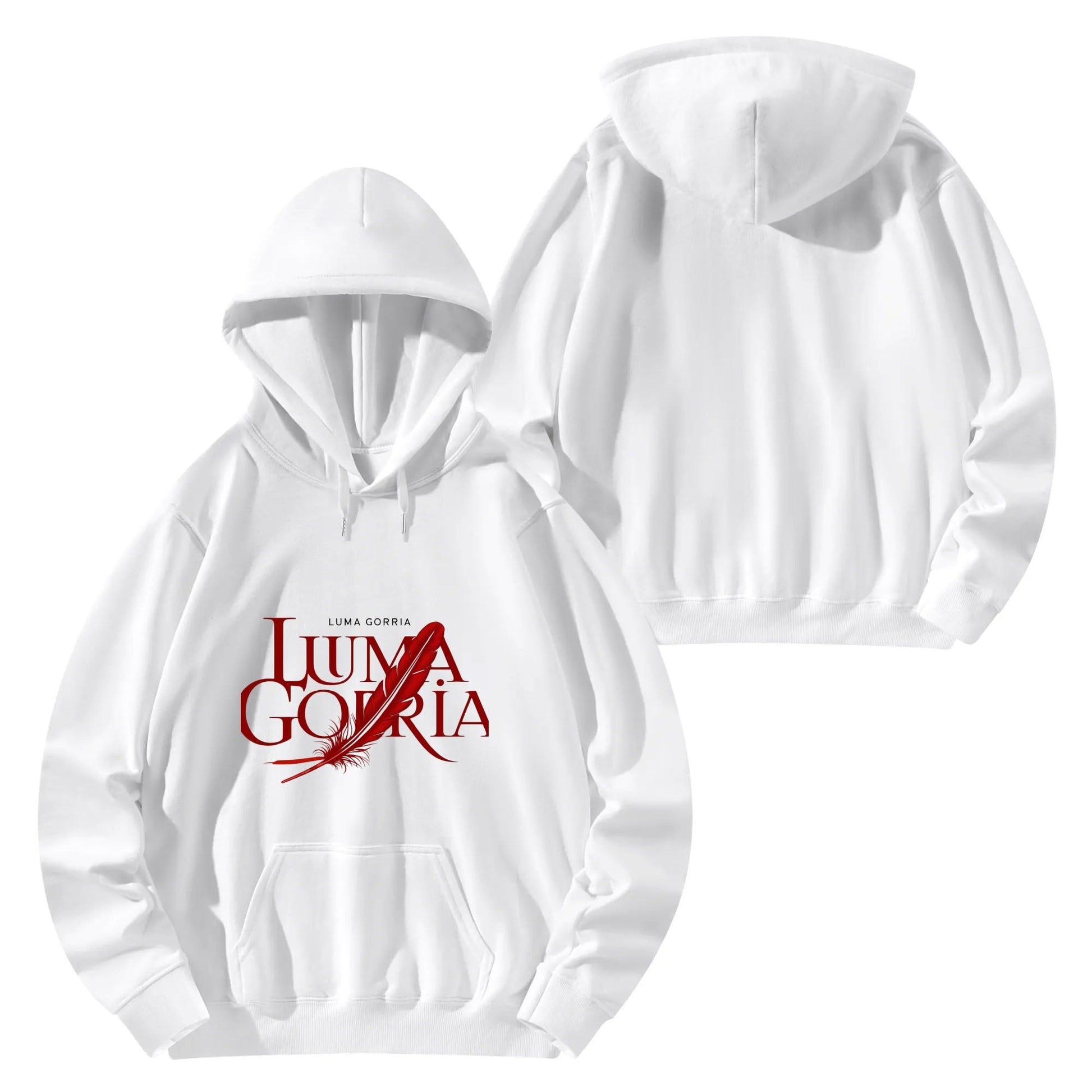 Unisex Front & Back Printing Cotton Hoodie popcustoms 50.40  Luma Gorria vêtement