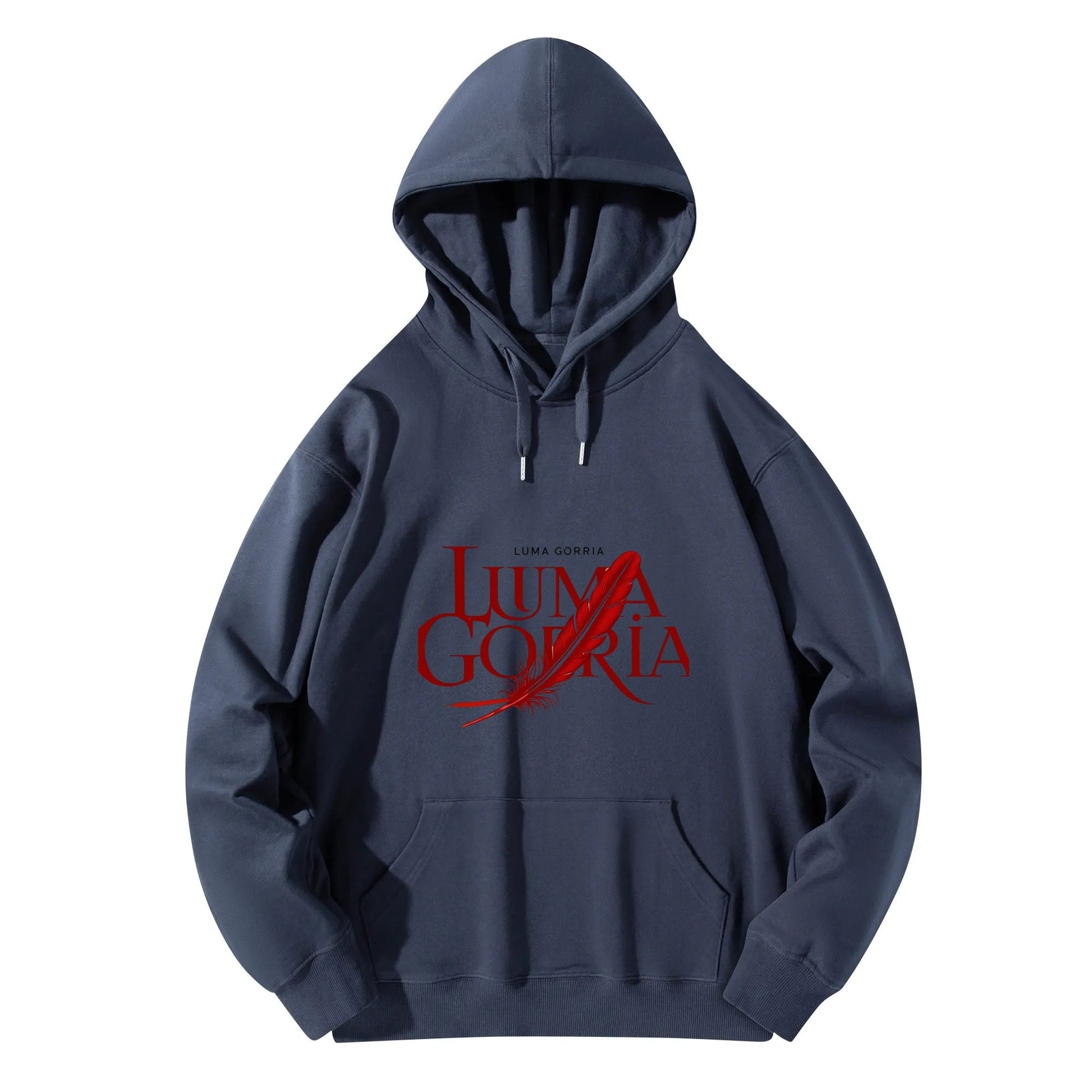 Unisex Front & Back Printing Cotton Hoodie popcustoms   Luma Gorria vêtement