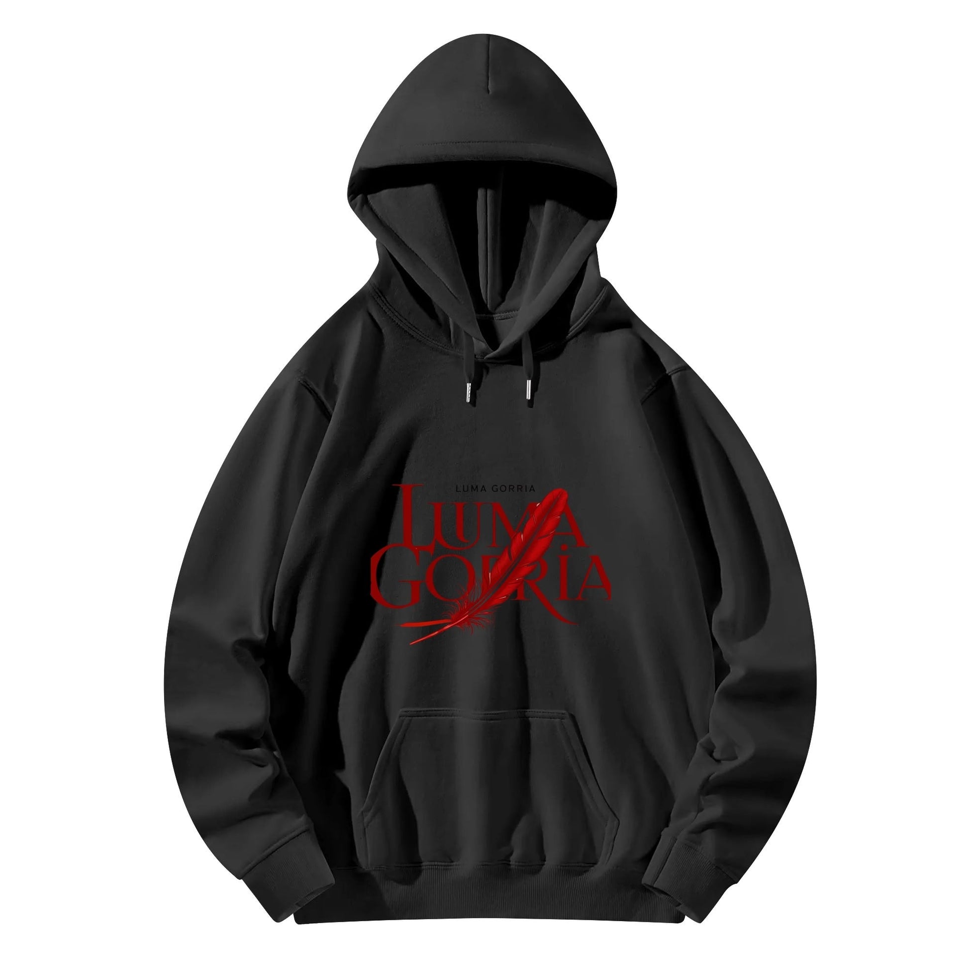 Unisex Front & Back Printing Cotton Hoodie popcustoms   Luma Gorria vêtement