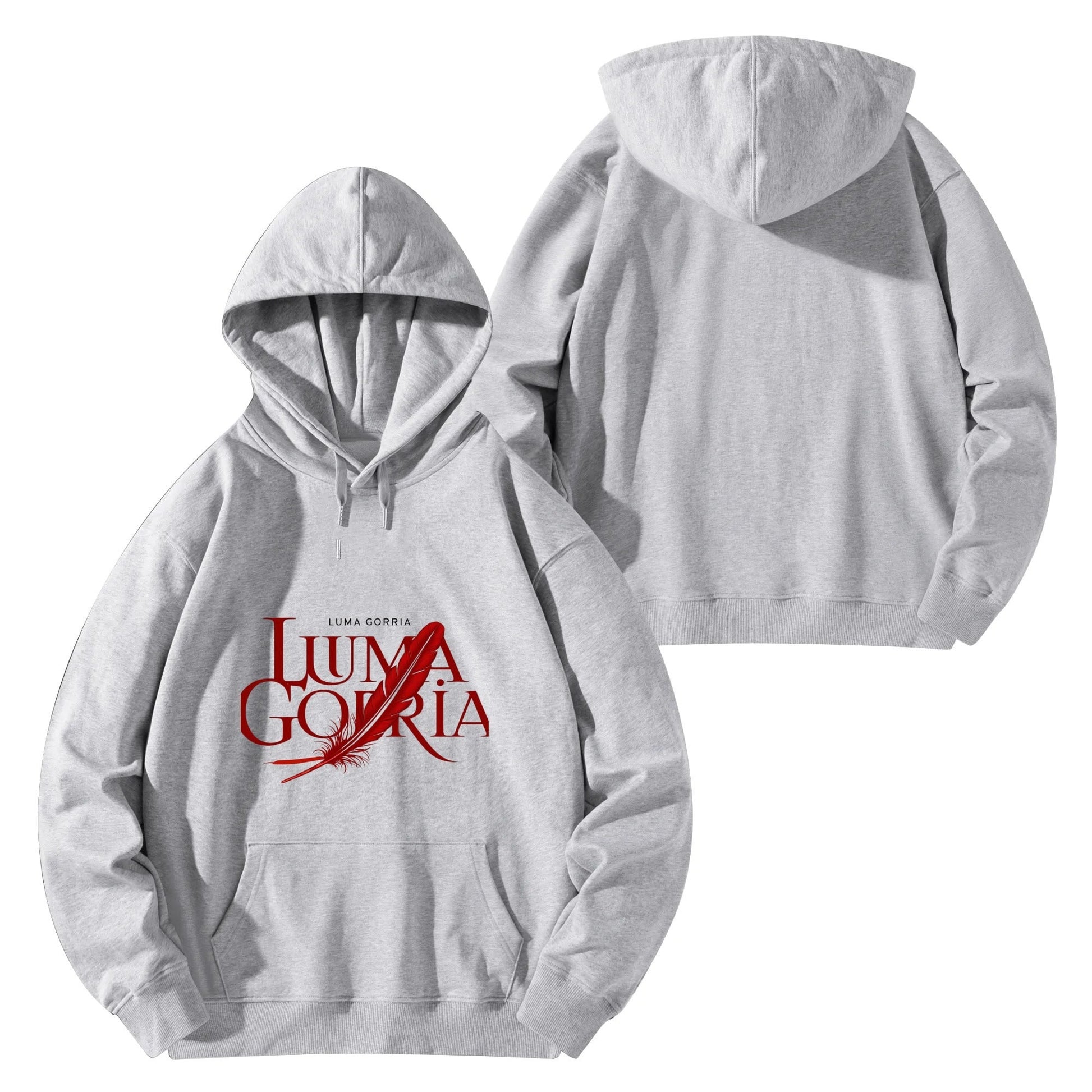 Unisex Front & Back Printing Cotton Hoodie popcustoms 50.40  Luma Gorria vêtement
