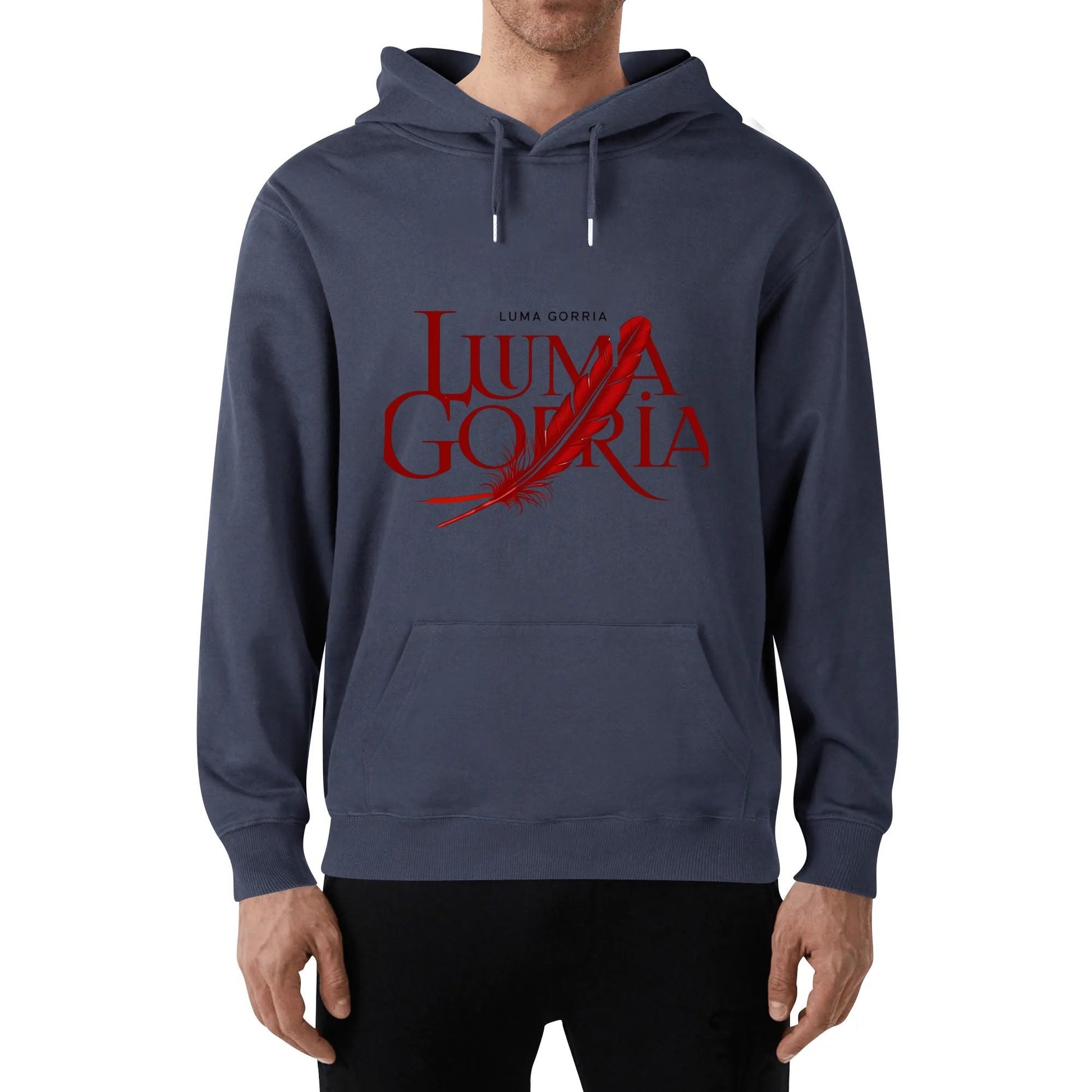 Unisex Front & Back Printing Cotton Hoodie popcustoms   Luma Gorria vêtement