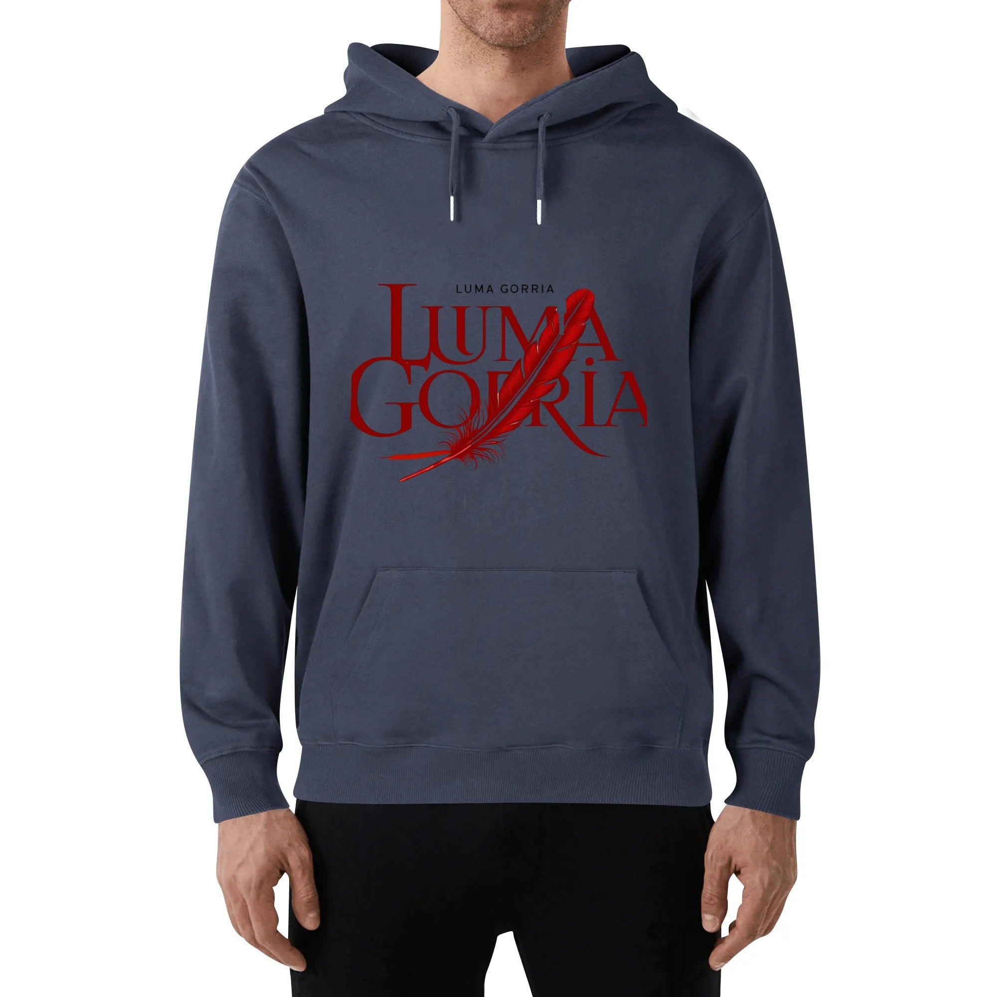 Unisex Front & Back Printing Cotton Hoodie popcustoms   Luma Gorria vêtement
