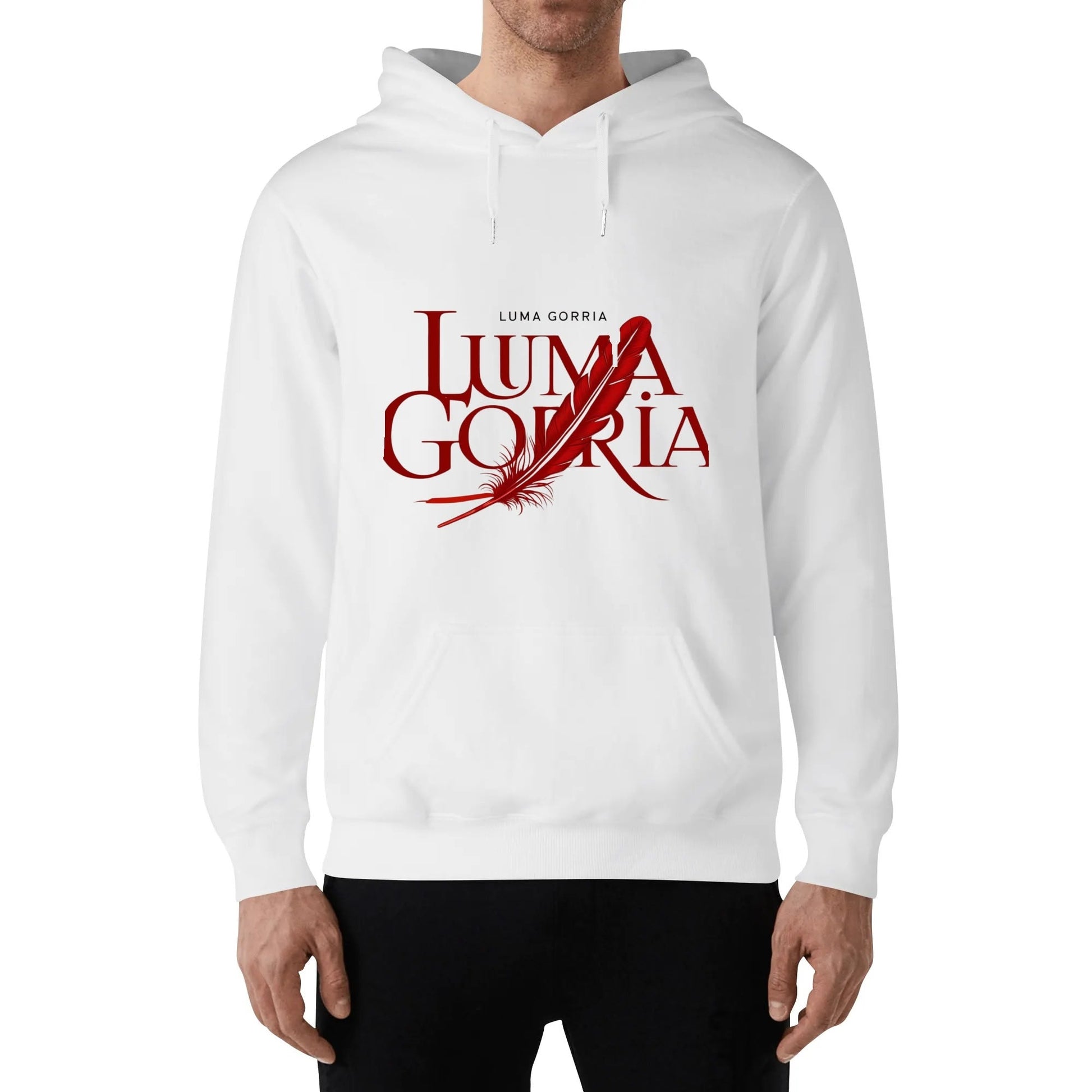 Unisex Front & Back Printing Cotton Hoodie popcustoms   Luma Gorria vêtement