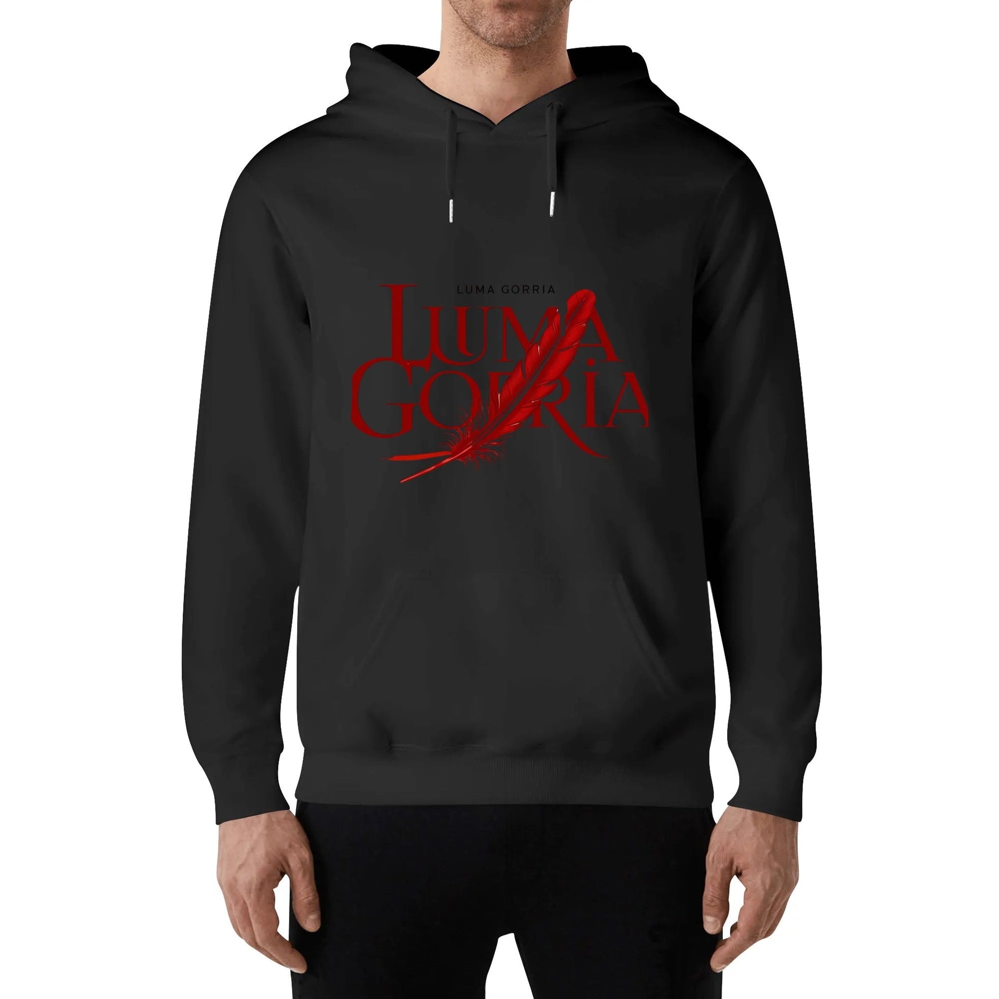 Unisex Front & Back Printing Cotton Hoodie popcustoms   Luma Gorria vêtement