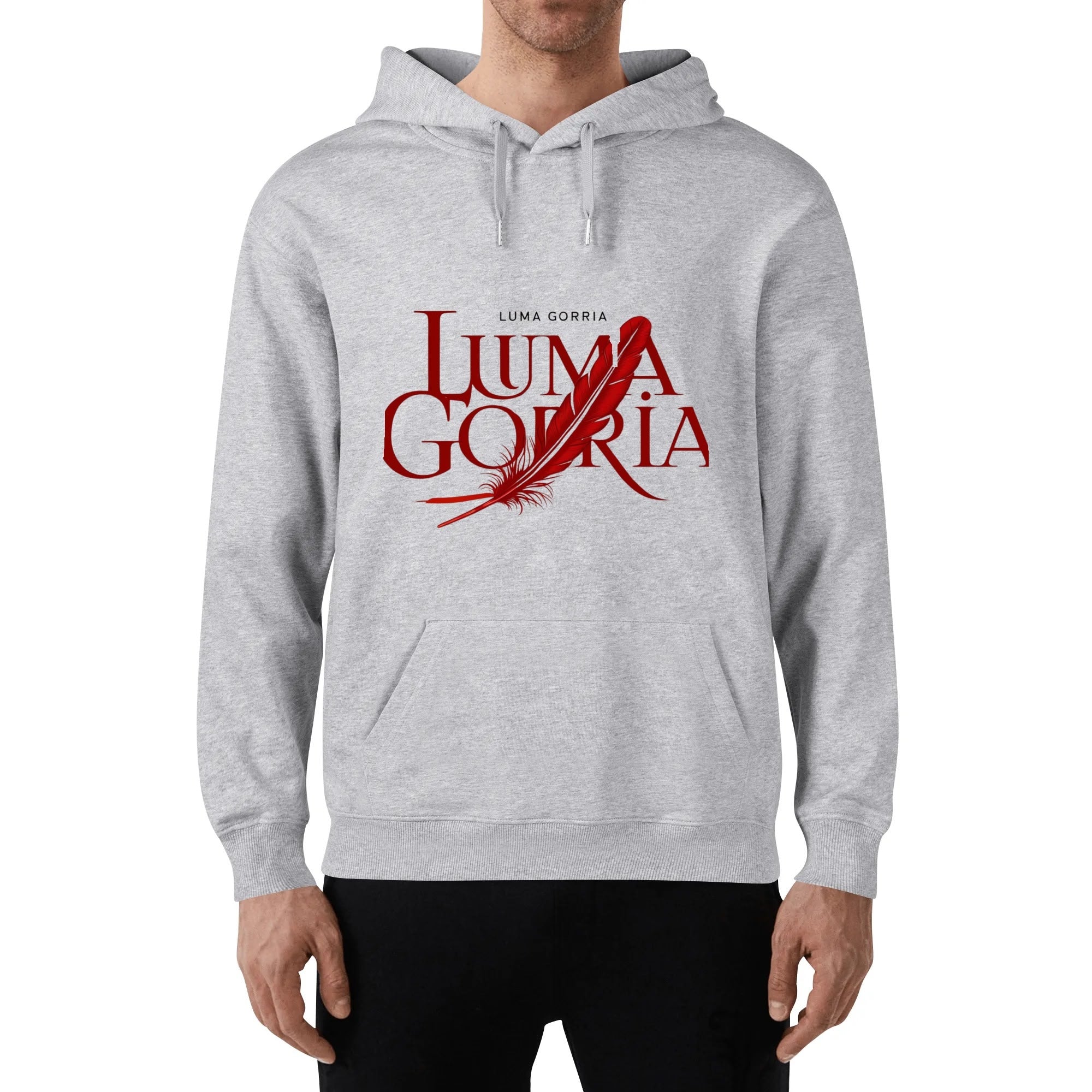 Unisex Front & Back Printing Cotton Hoodie popcustoms   Luma Gorria vêtement