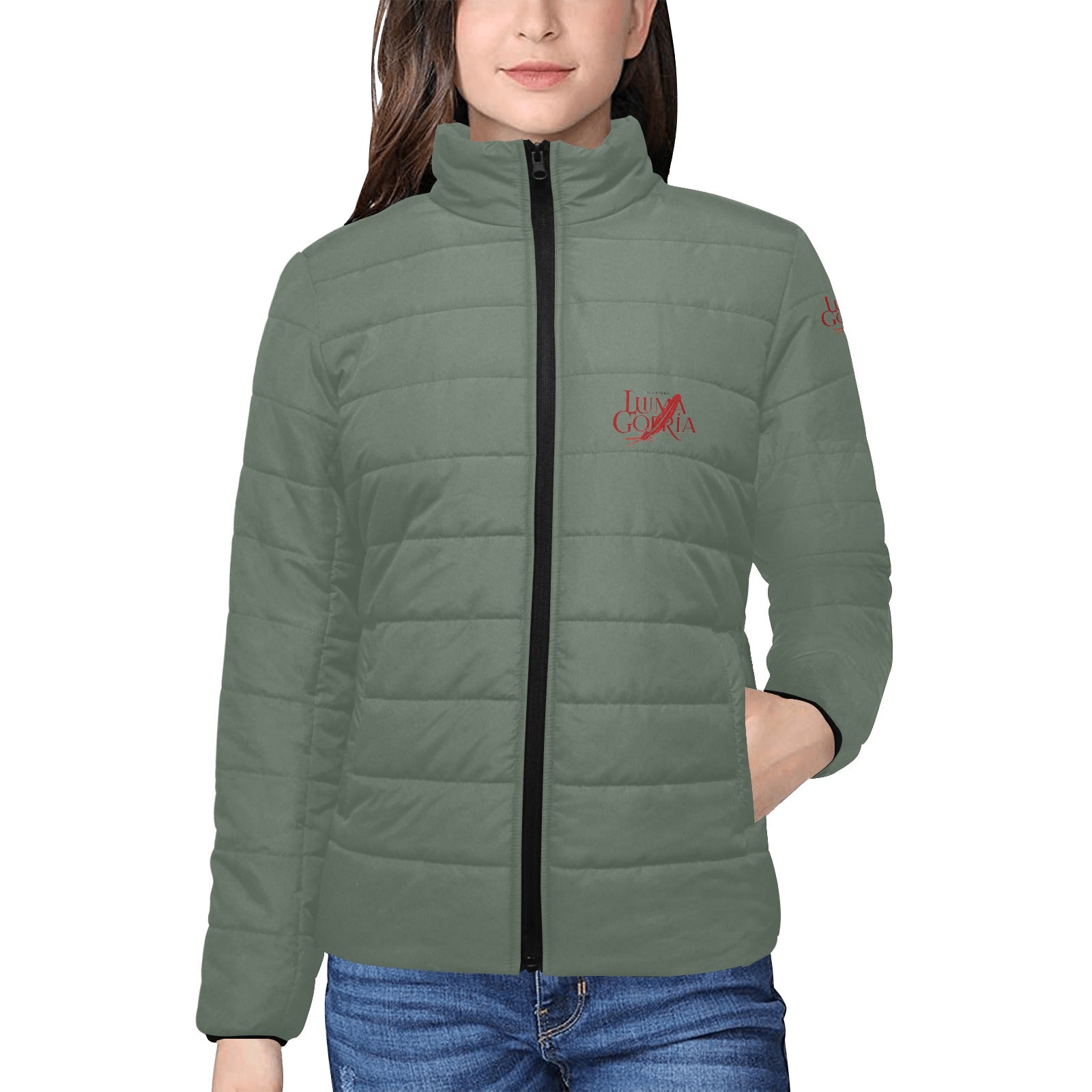 Veste matelassée femme – Col montant, légère et chaude toutes saisons Luma Gorria vetement 49.00 Veste matelassée femme Luma Gorria vêtement