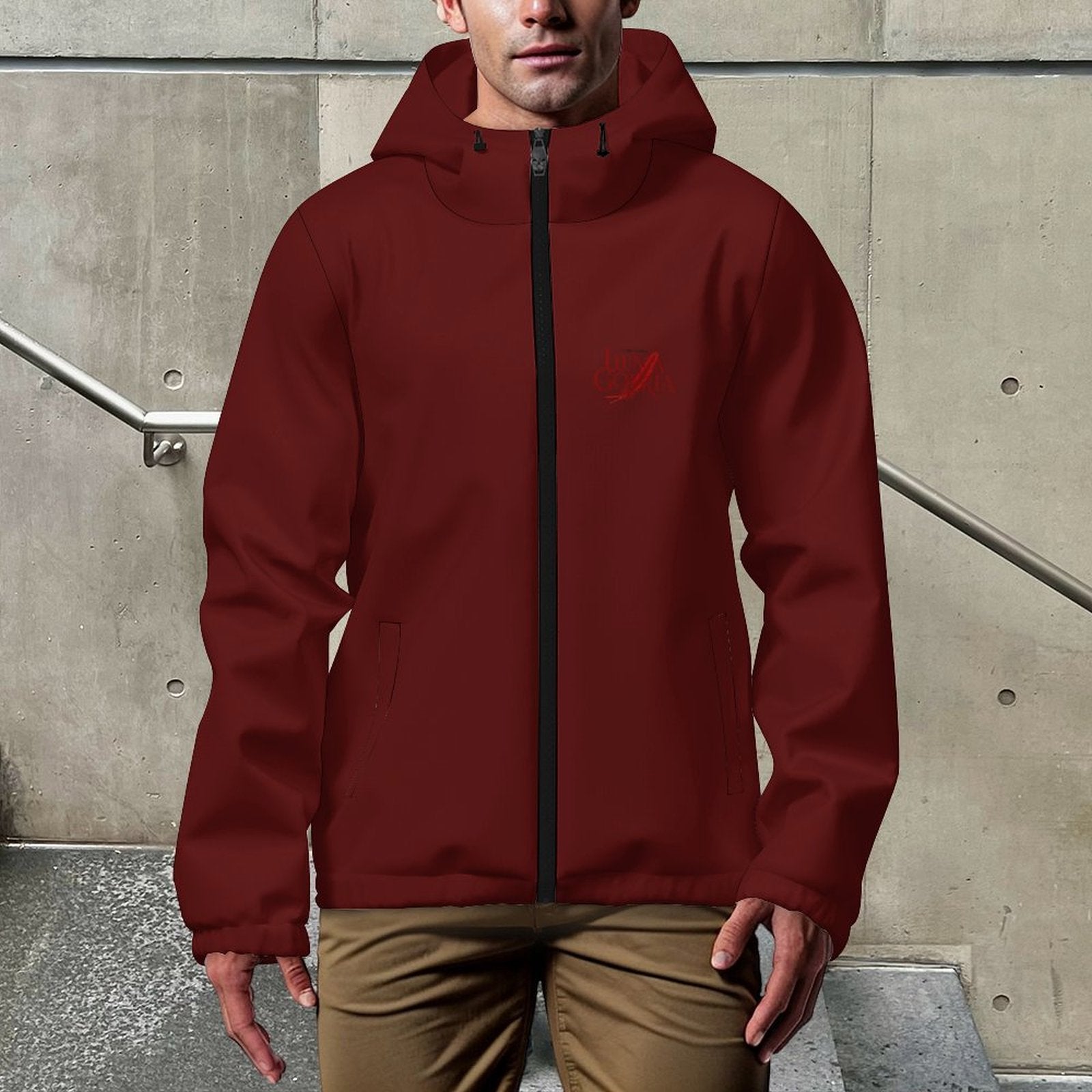 Veste coupe-vent homme – Légère, à capuche et résistante au vent