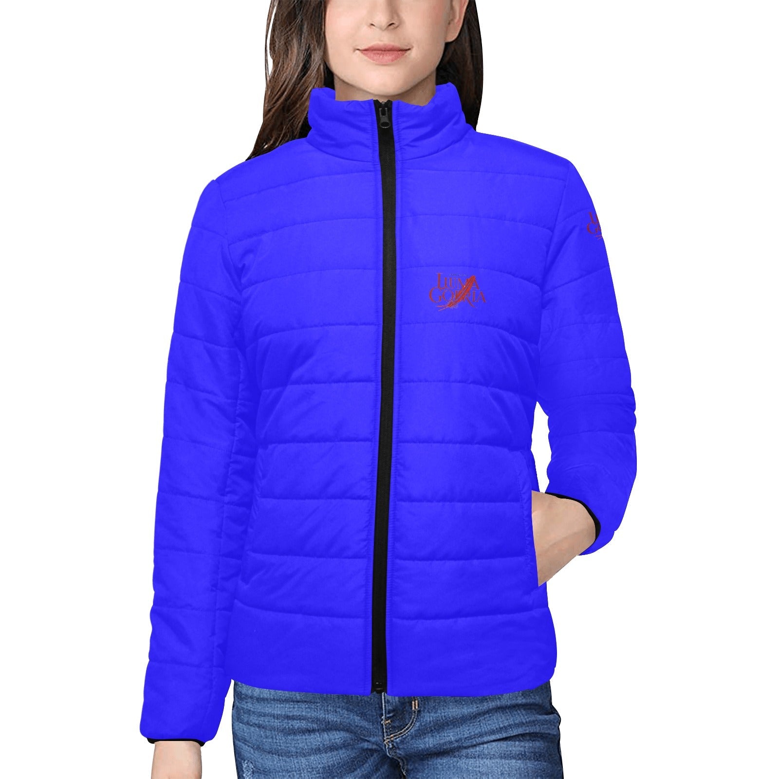 Veste matelassée femme – Col montant, légère et chaude toutes saisons Luma Gorria vetement 49.00 Veste matelassée femme Luma Gorria vêtement
