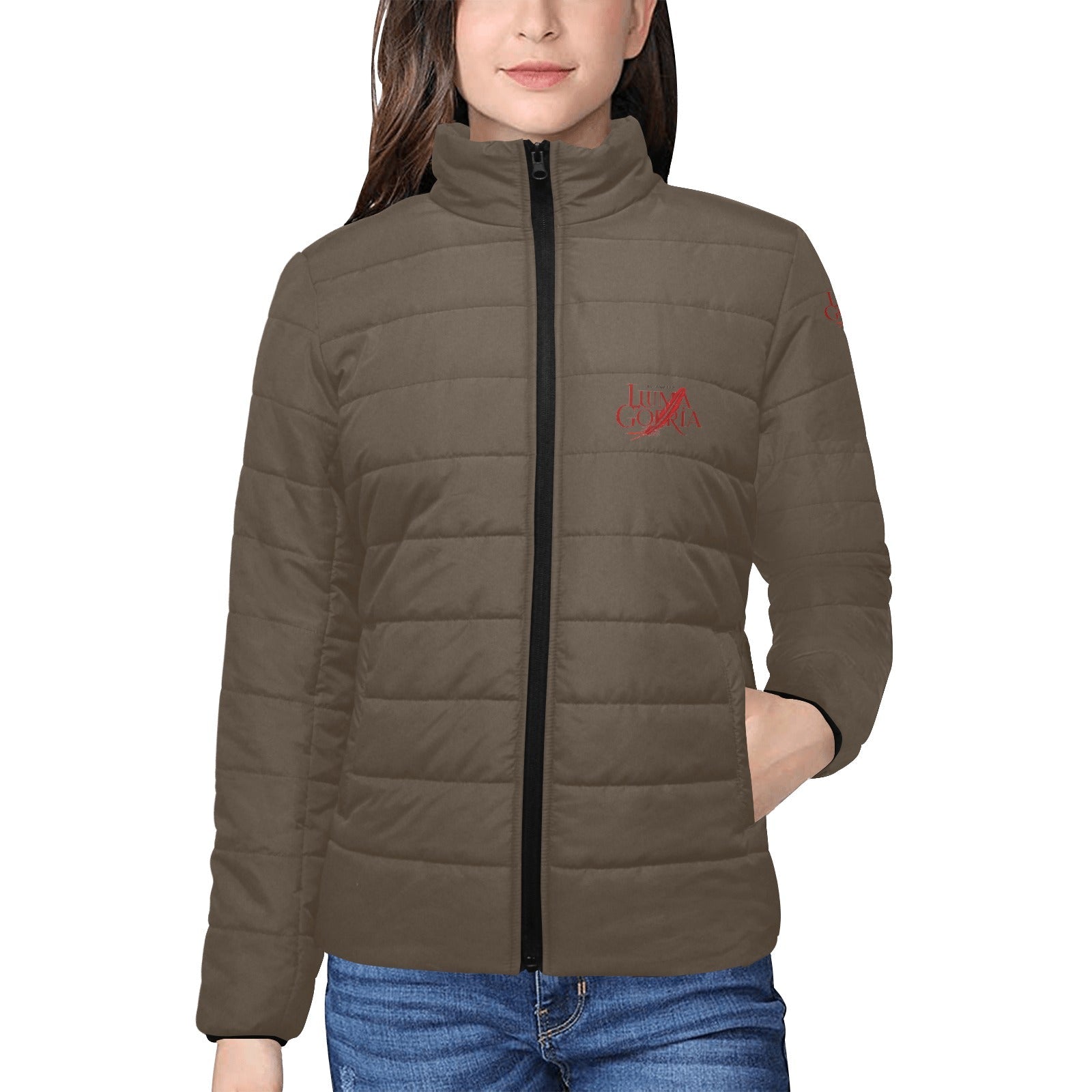 Veste matelassée femme – Col montant, légère et chaude toutes saisons Luma Gorria vetement 49.00 Veste matelassée femme Luma Gorria vêtement