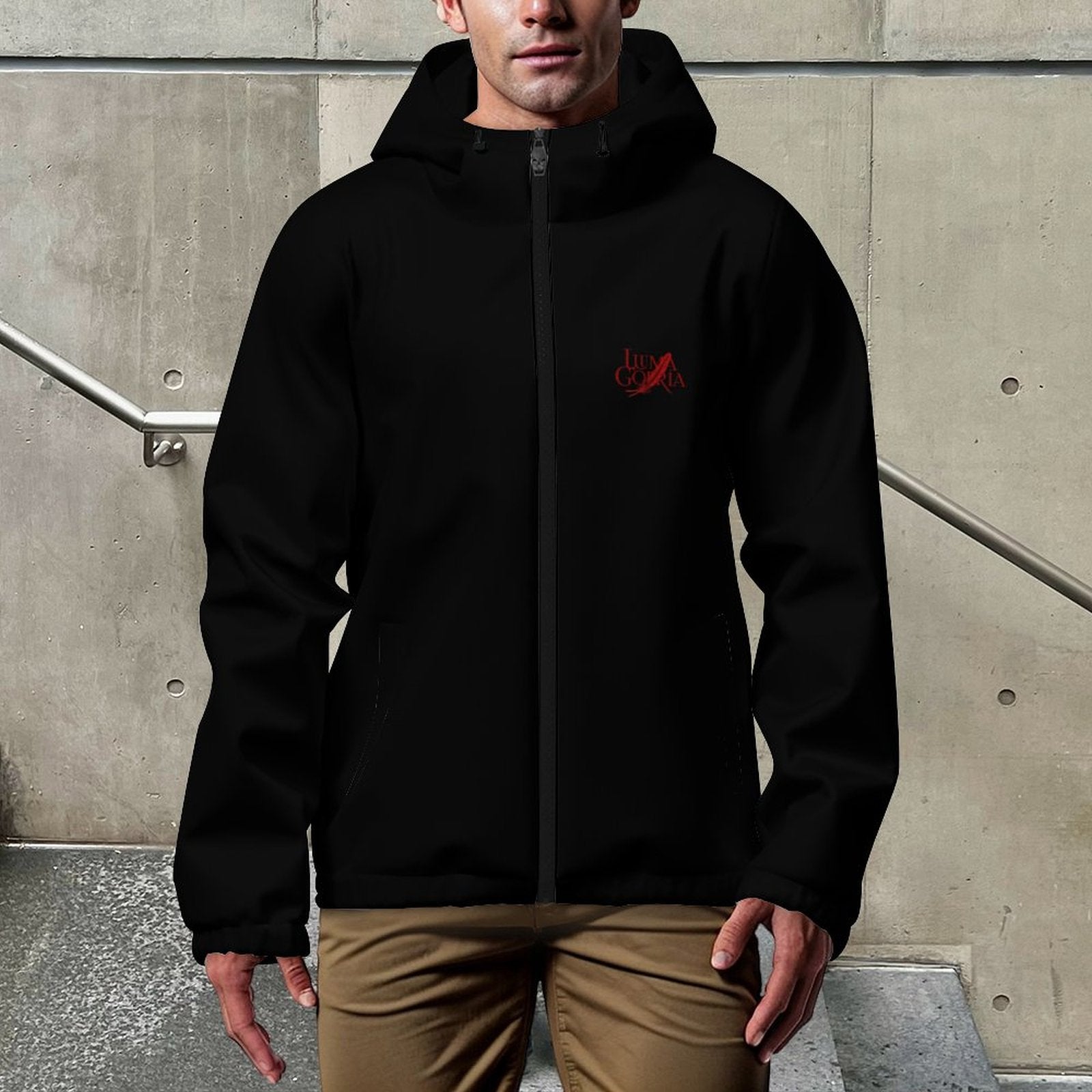 Veste coupe-vent homme – Légère, à capuche et résistante au vent
