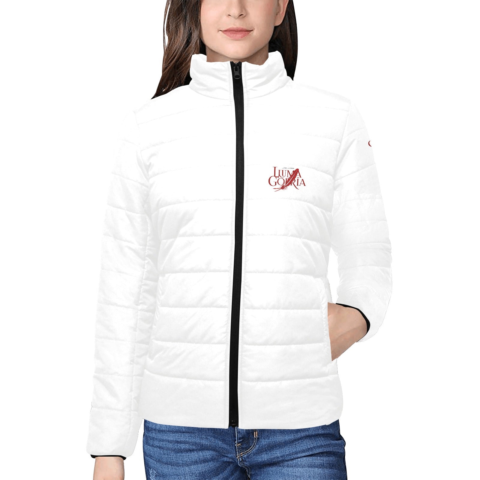 Veste matelassée femme – Col montant, légère et chaude toutes saisons Luma Gorria vetement 49.00 Veste matelassée femme Luma Gorria vêtement