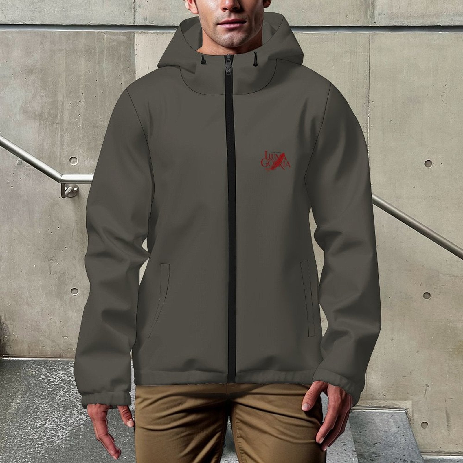Veste coupe-vent homme – Légère, à capuche et résistante au vent
