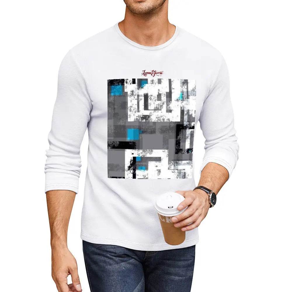 T-Shirt Homme Manches Longues 100% Coton – Élégance et Confort Naturel Luma Gorria vêtement  tee shirt manche longue homme Luma Gorria vêtement