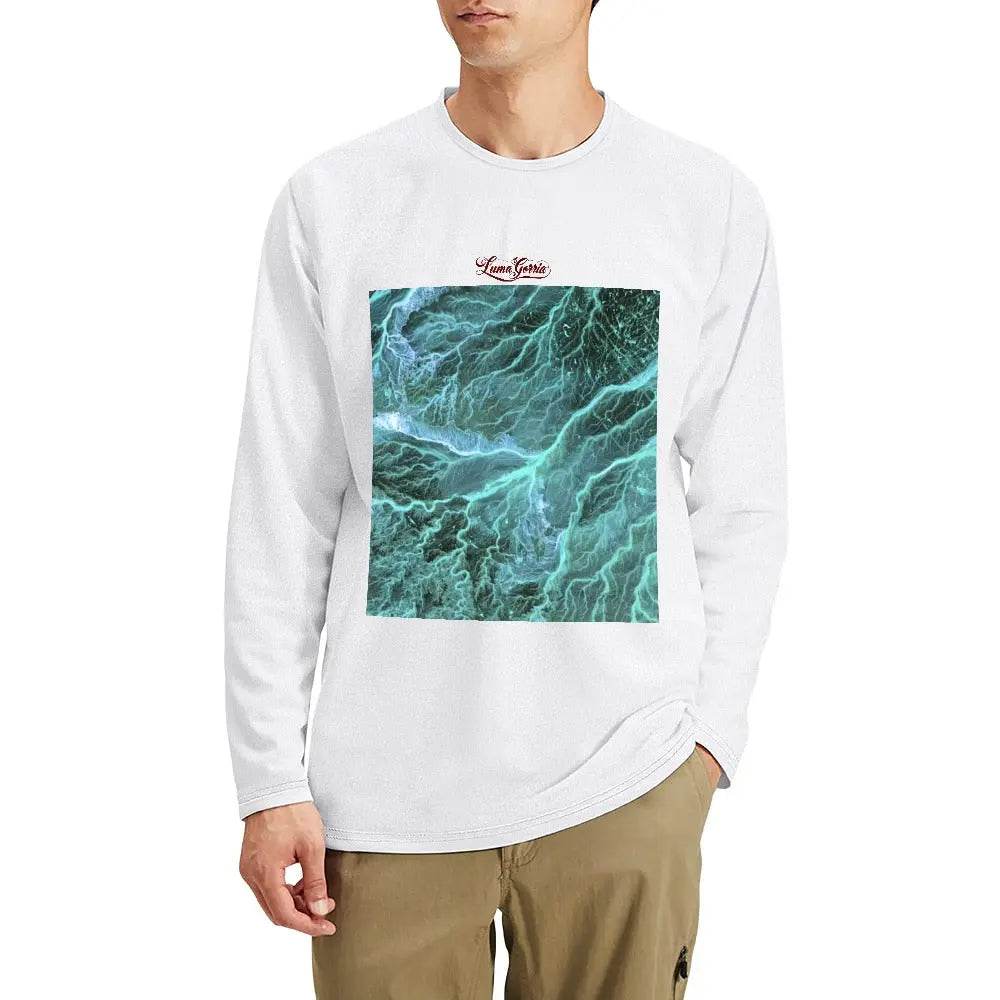 T-Shirt Homme Manches Longues 100% Coton – Élégance et Confort Naturel Luma Gorria vêtement  tee shirt manche longue homme Luma Gorria vêtement